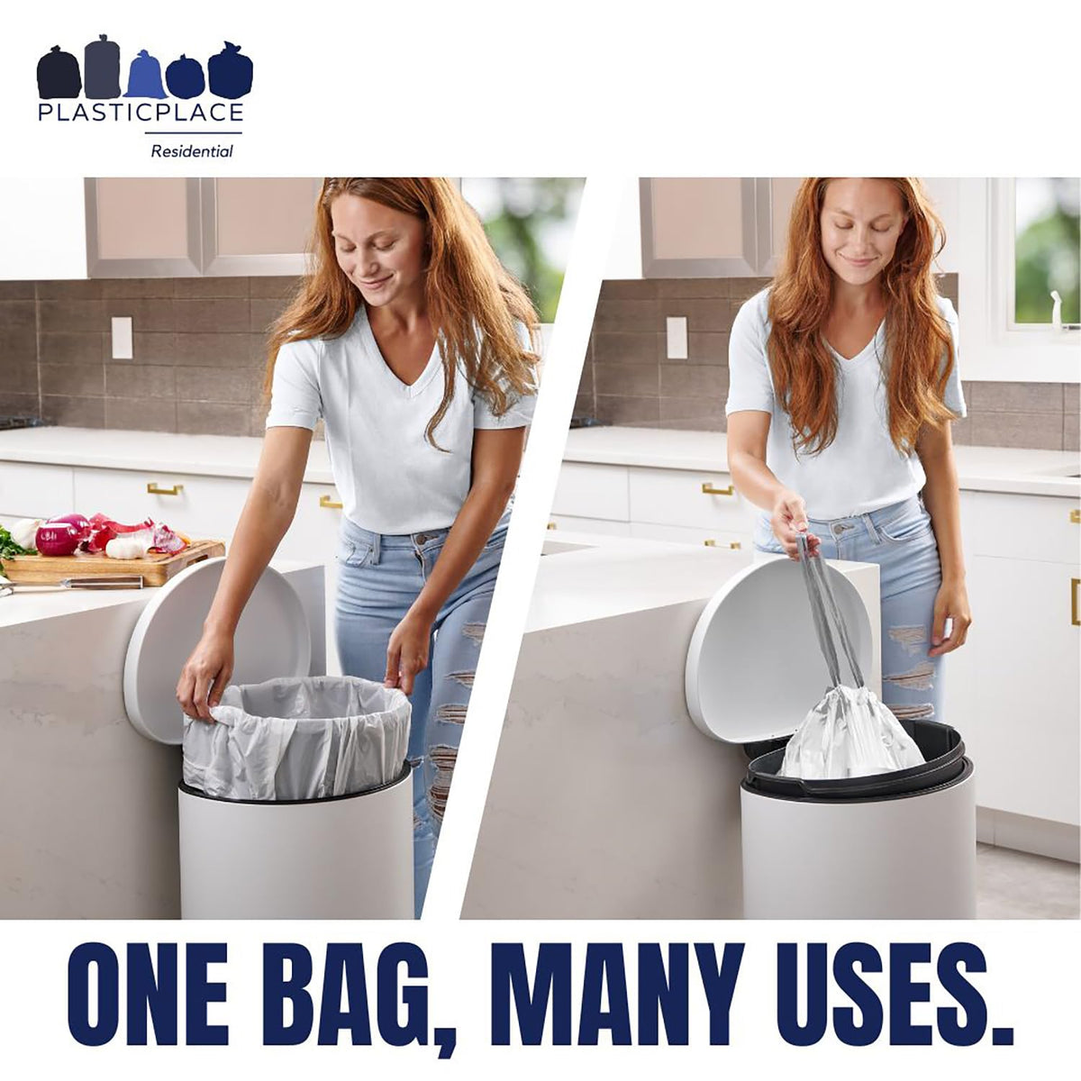Custom Fit Trash Bags (200 Count)