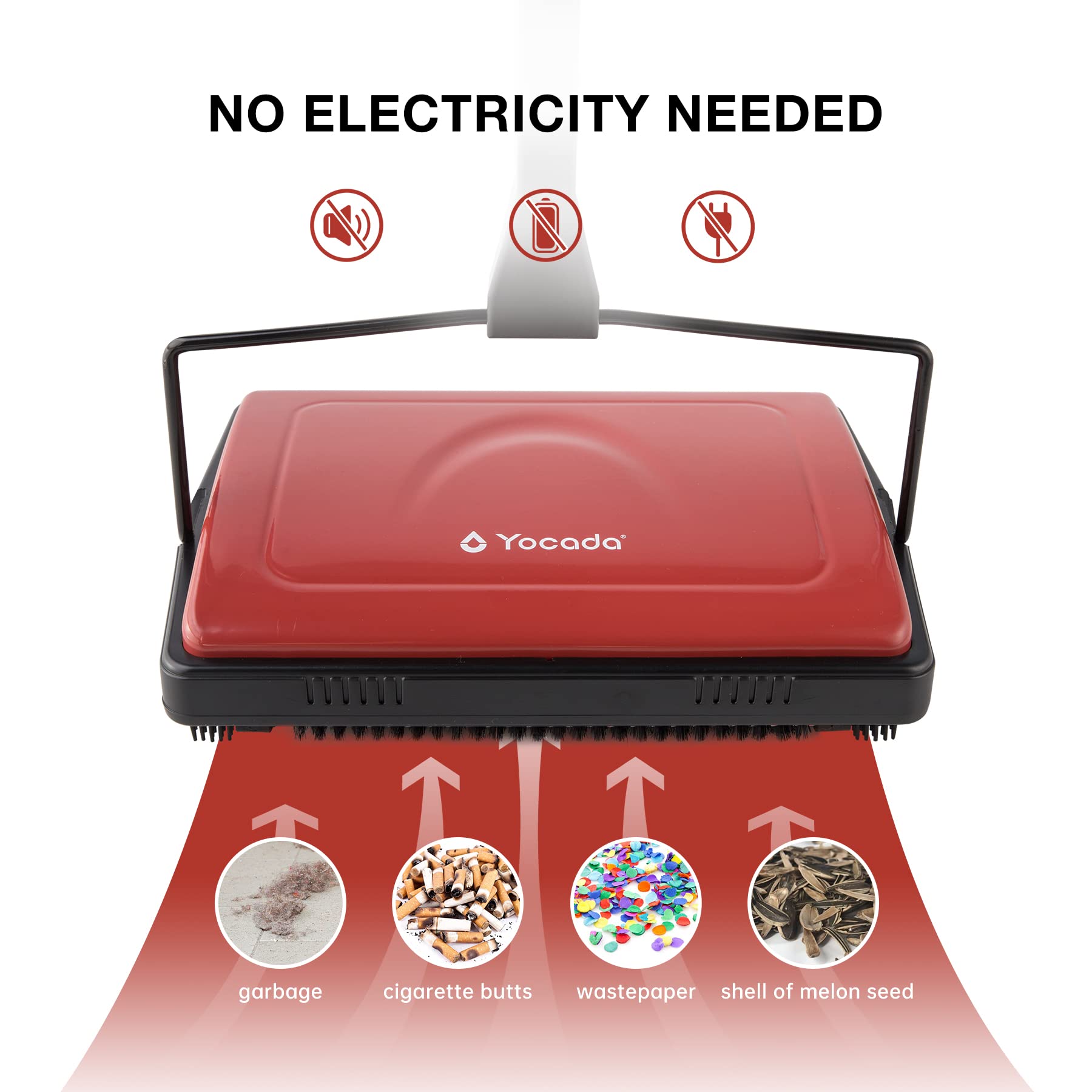 Manual Carpet Sweeper Cleaner Non