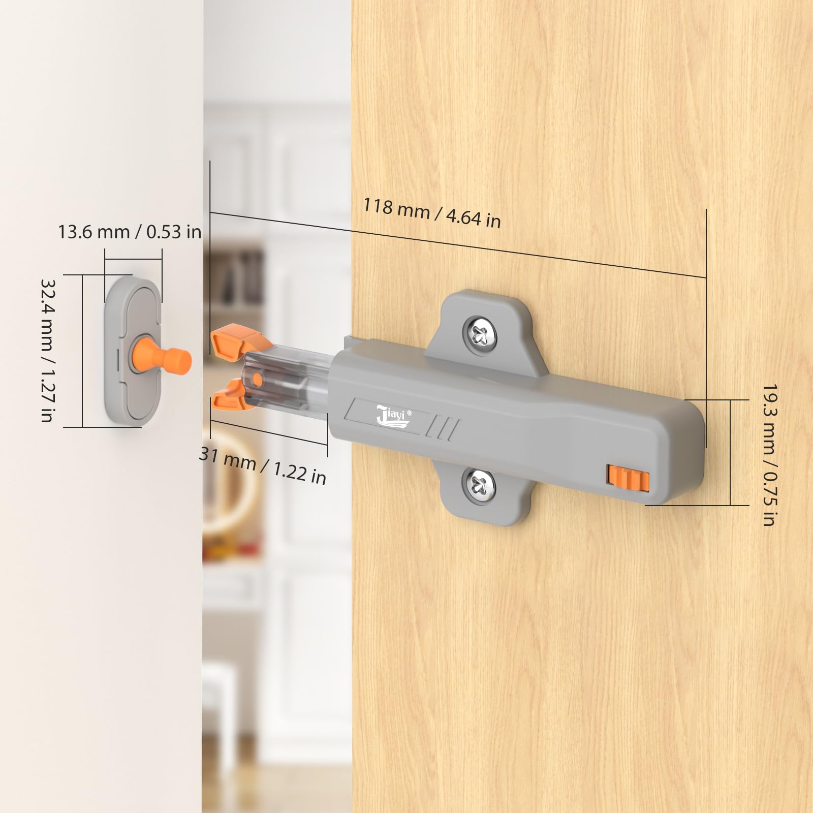 Strong Heavy Duty Push Latch (2 Count)