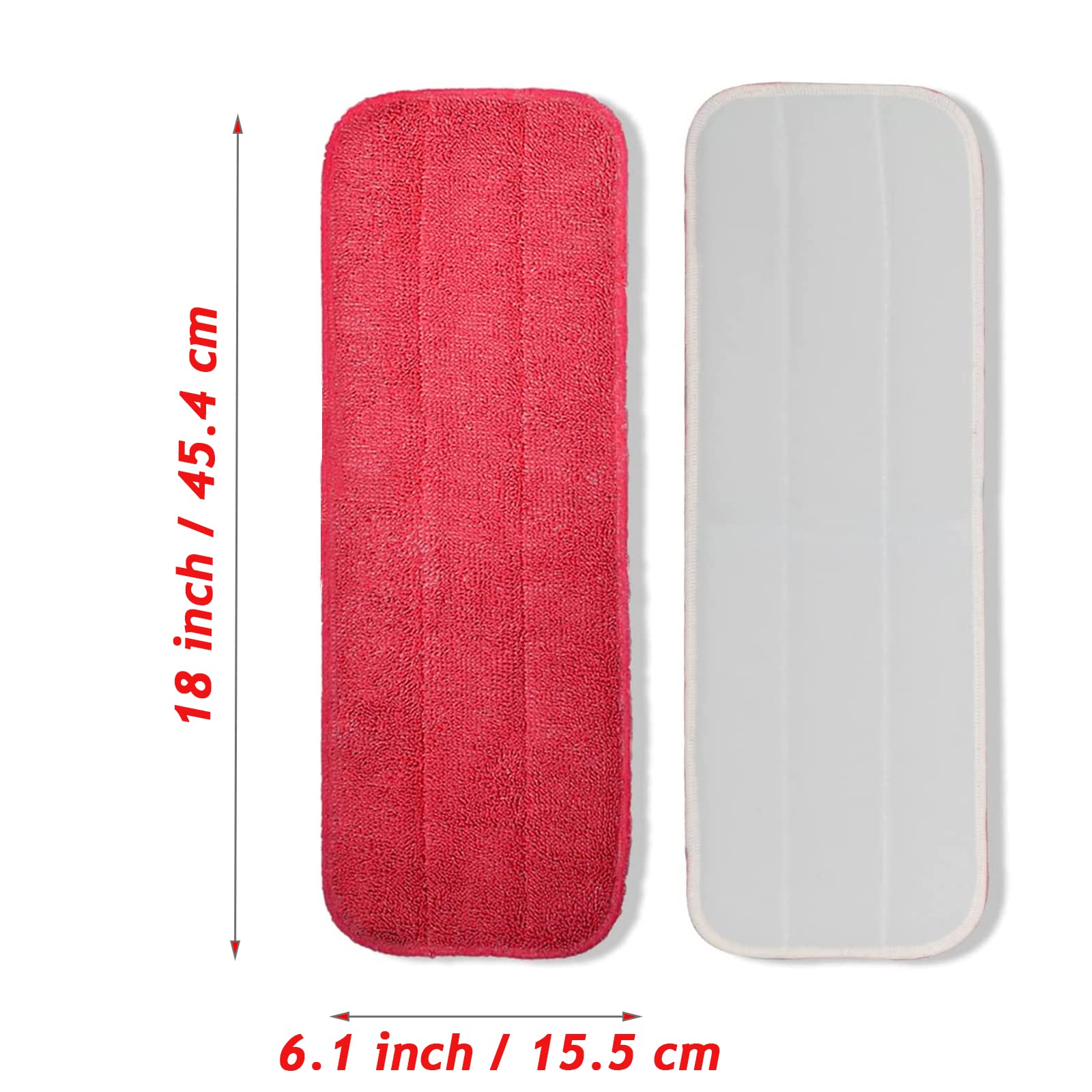12Pack Microfiber Mop Pads (12 Count)