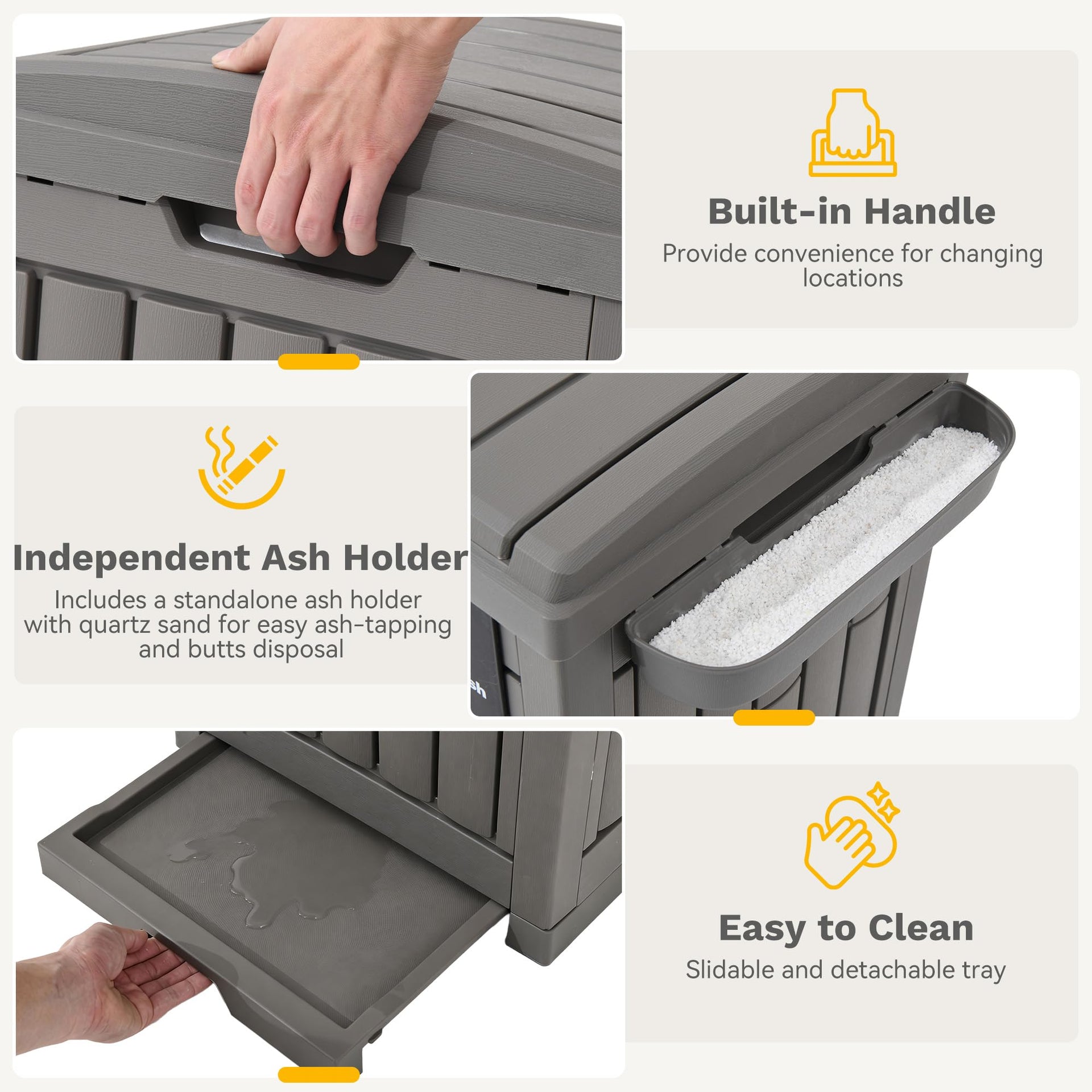 38 Gallon Outdoor Trash Can