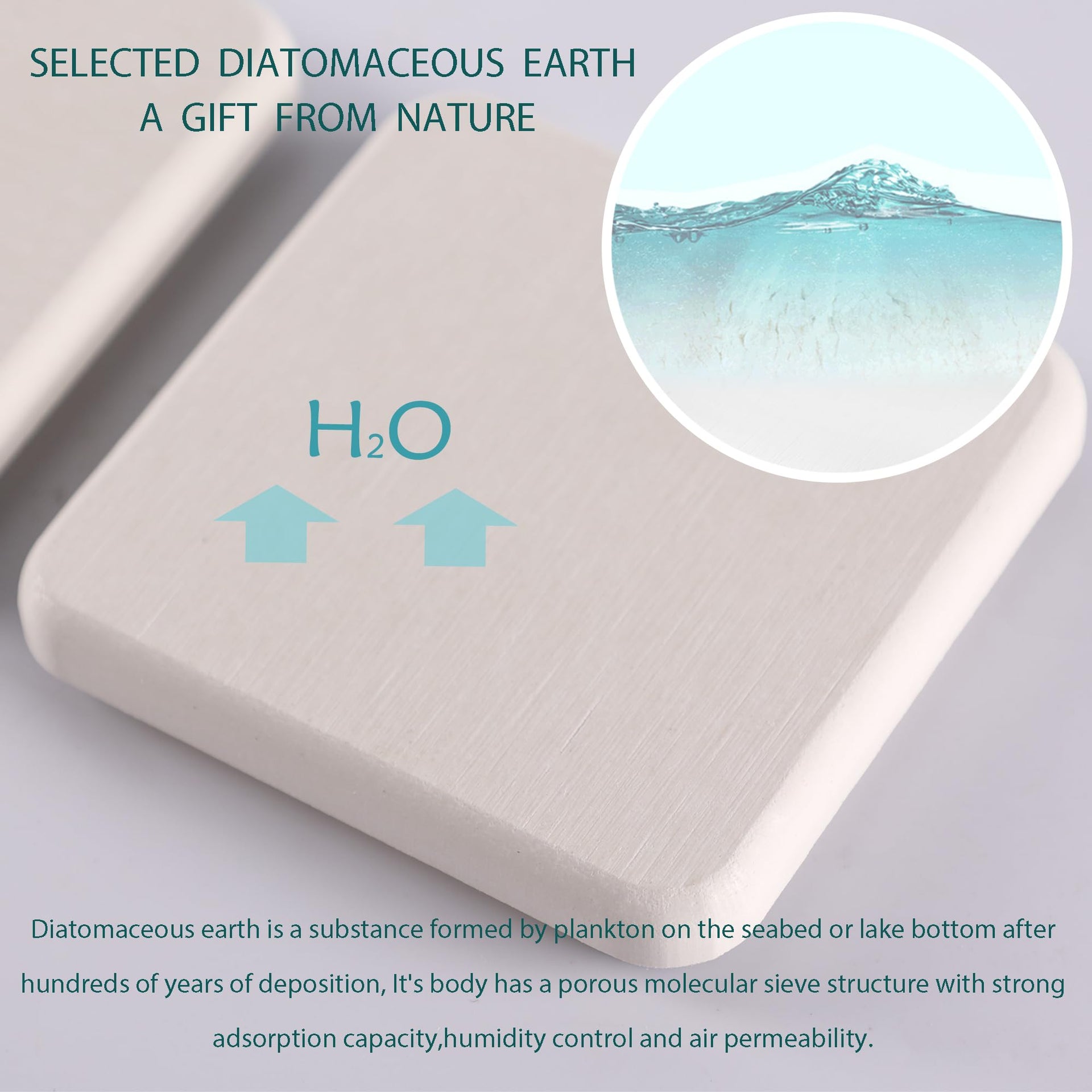2 Pcs Sink Stone Soap Trays