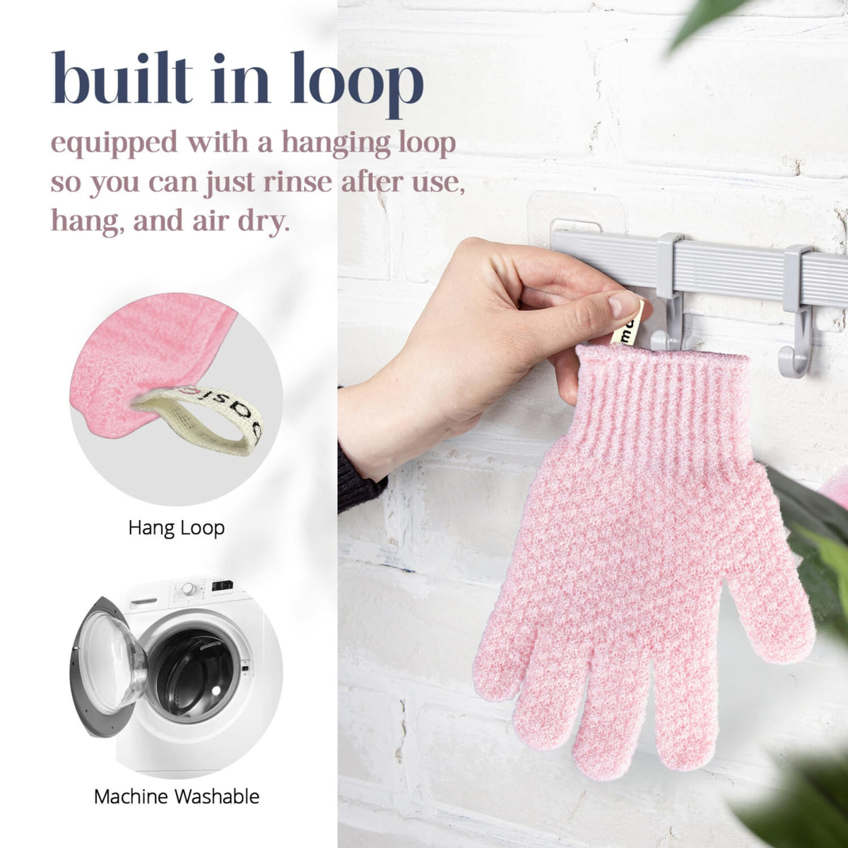 Deep Exfoliating Bath Gloves