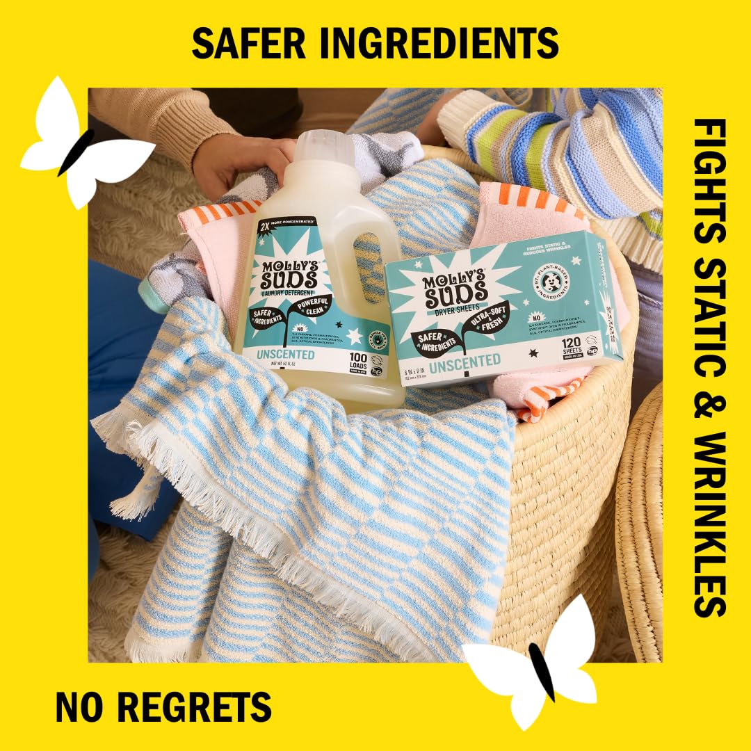 Fabric Softener Dryer Sheets for Sensitive Skin (240 Count)