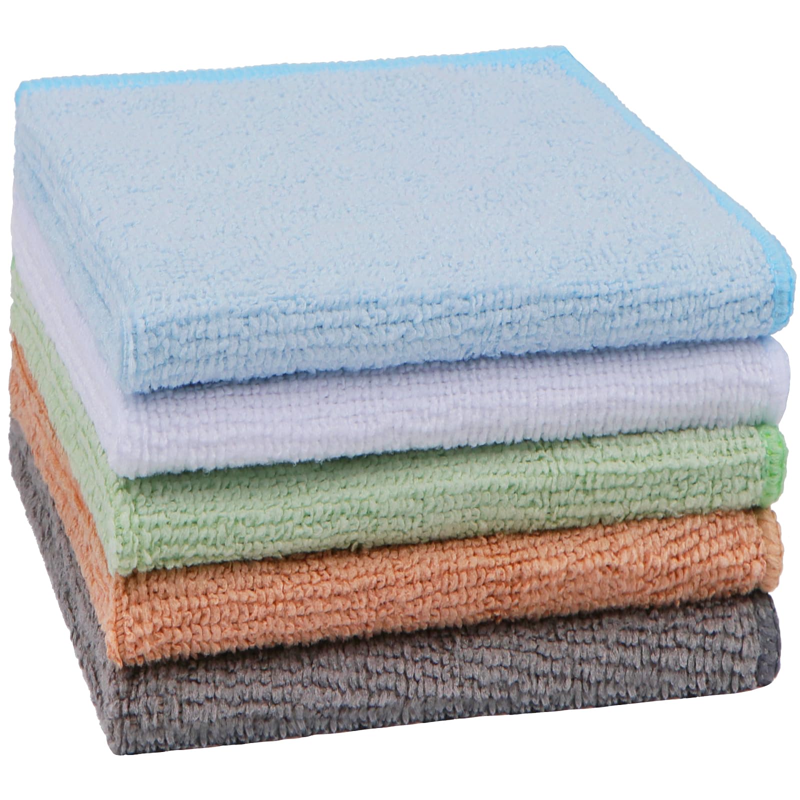 Washcloths 5 Pack Microfiber Face Towels (5 Count)