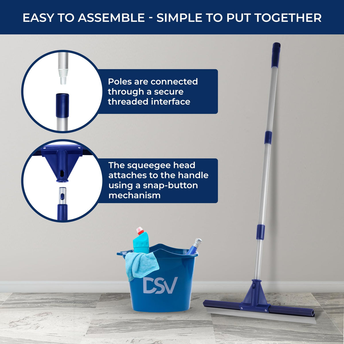 Floor Squeegee for Concrete Floor