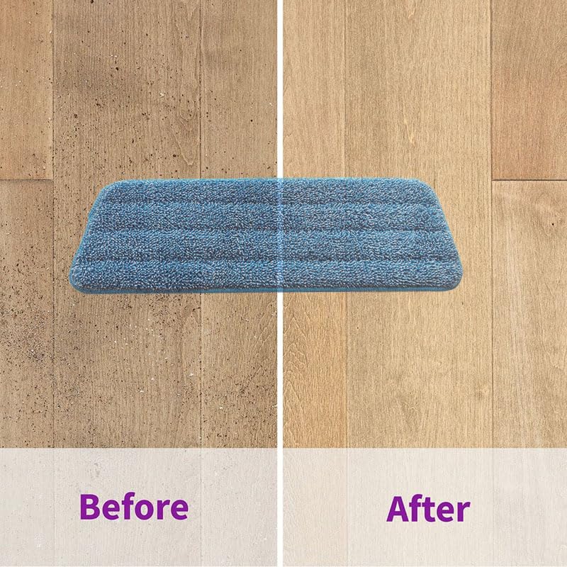 6 Pack Replacement Mop Refills Compatible with Rejuvenate Click N Clean Multi (6 Count)