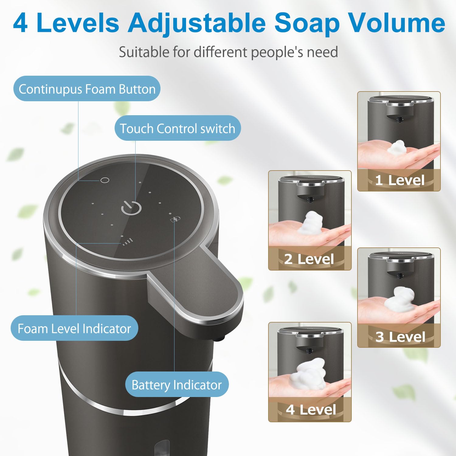 Automatic Foaming Soap Dispenser