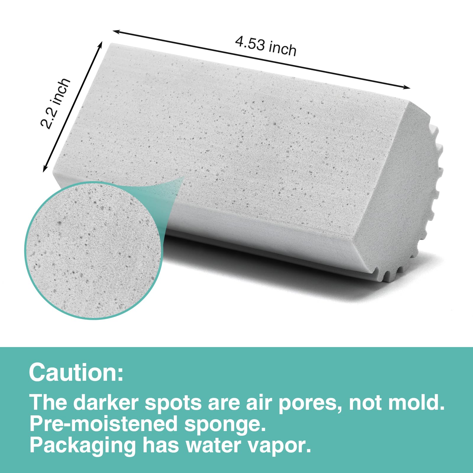8 Pack Damp Dusting Sponge Duster (8 Count)