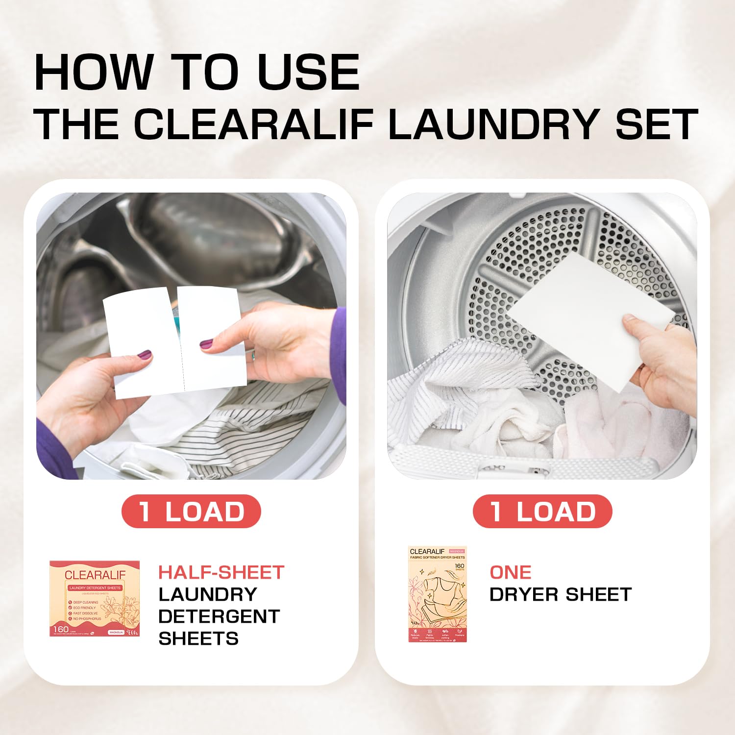 All in One Laundry Detergent Sheets Kit (320 Count)