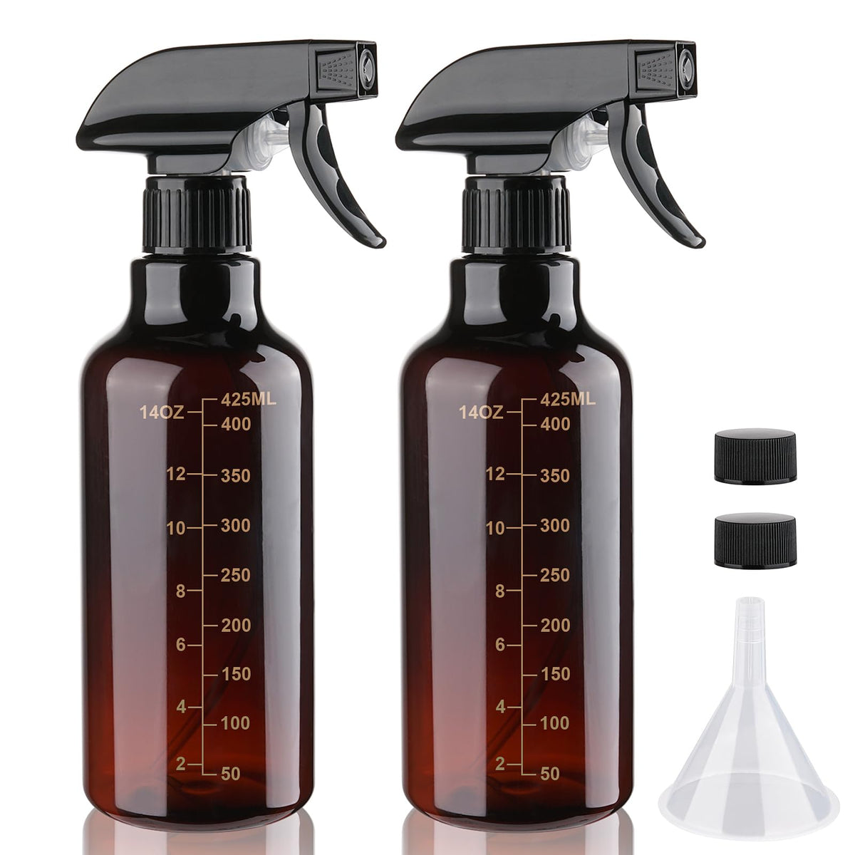 16.9oz Plastic Spray Bottle With Scale (2 Count)