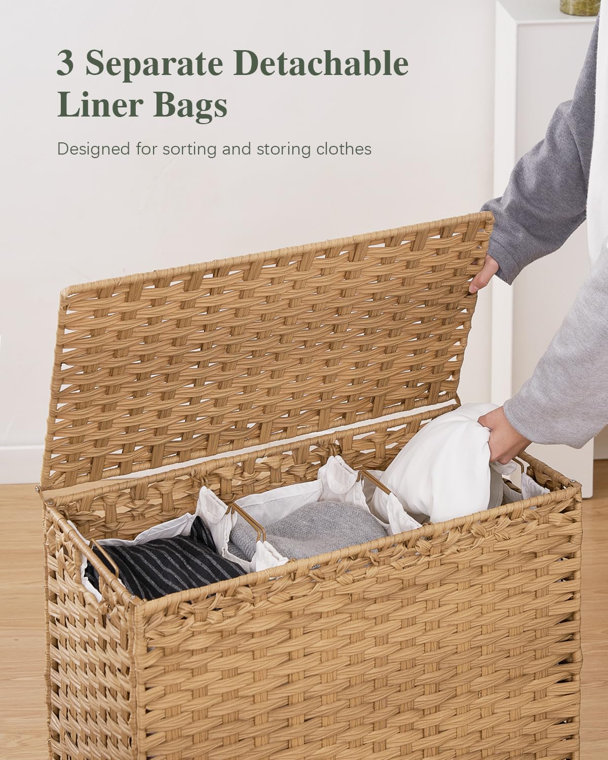 Laundry Hamper with Lid