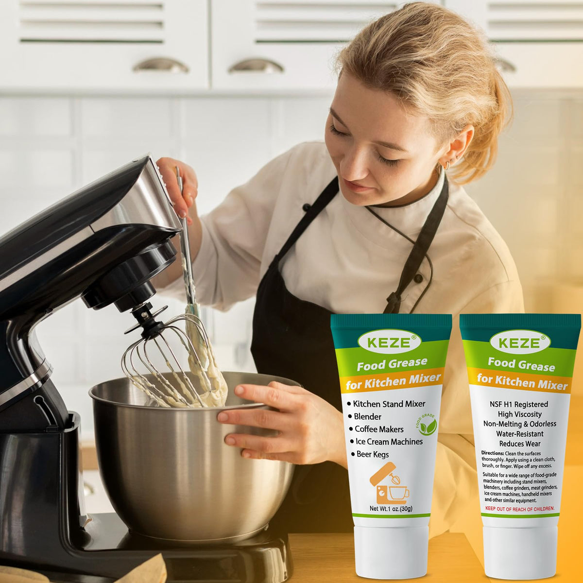Food Grade Grease for Kitchen Stand Mixer (4 Ounce)