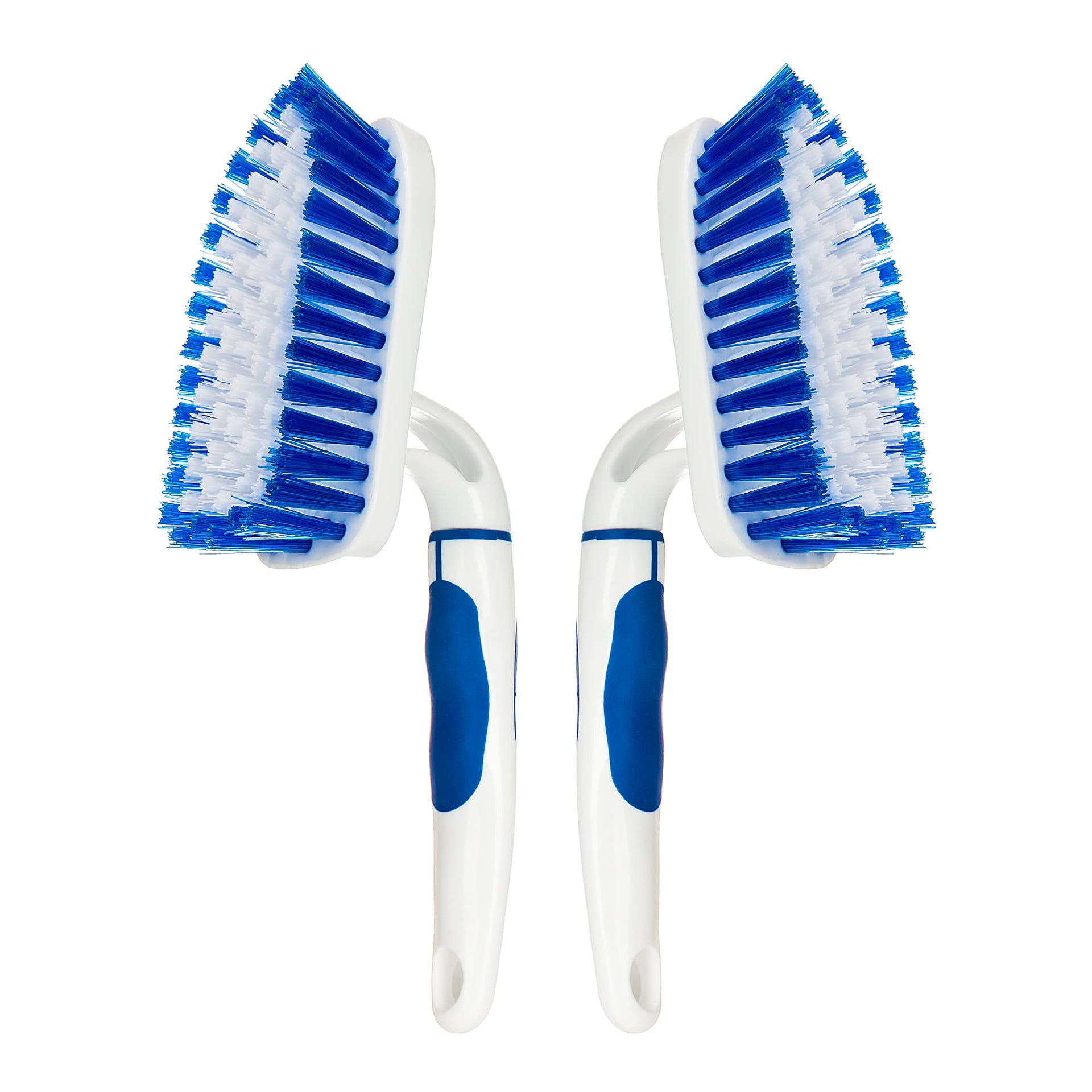 2 Pack Scrub Brush for Cleaning with Long Handle (2 Count)