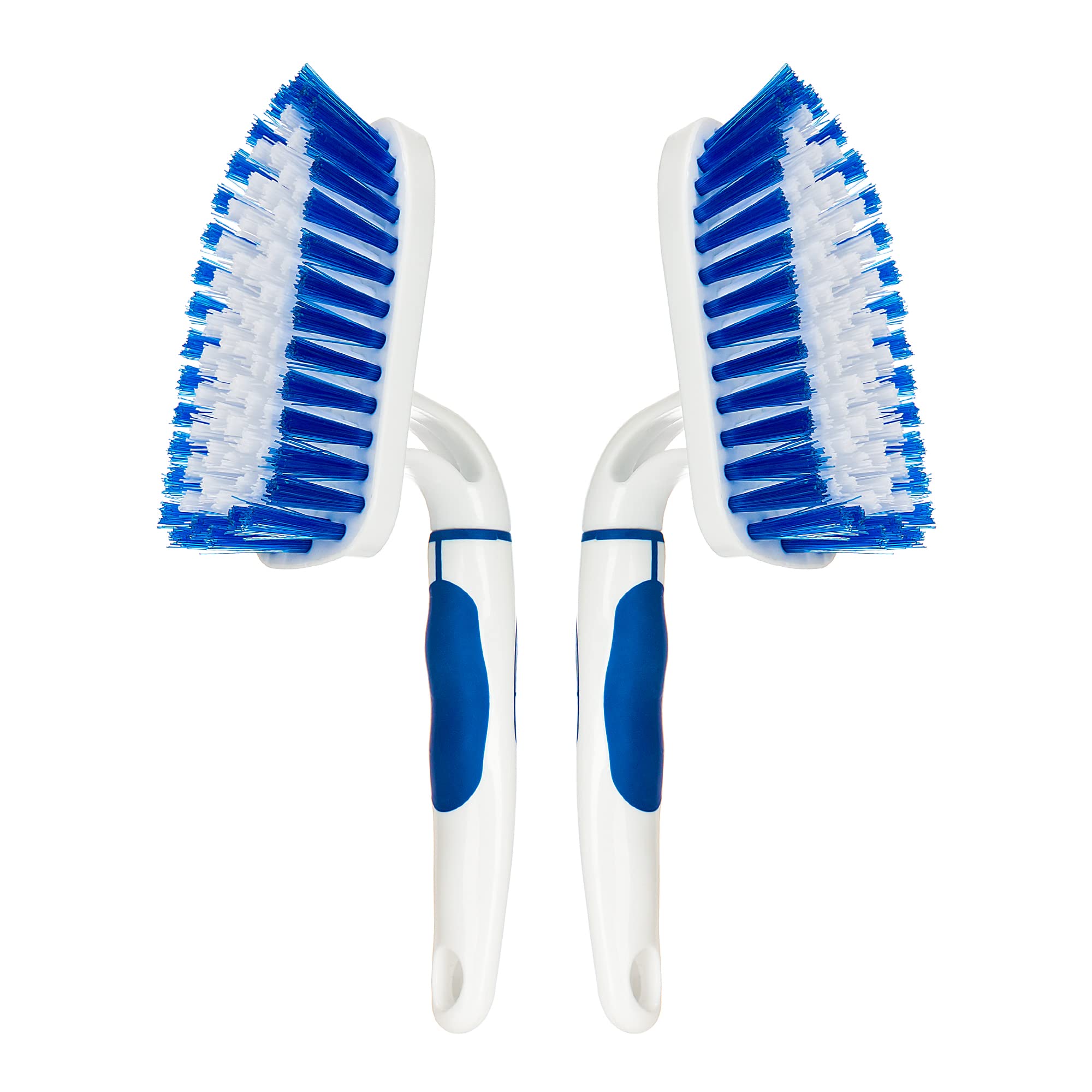2 Pack Scrub Brush for Cleaning with Long Handle (2 Count)