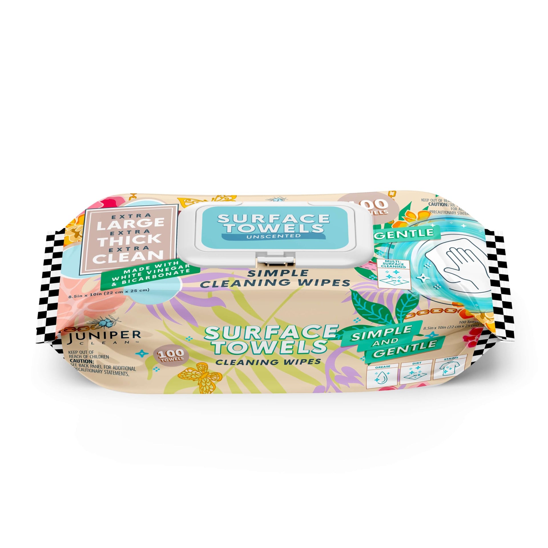 Single Surface Cleaning Wipes Bleach Free (100 Count)