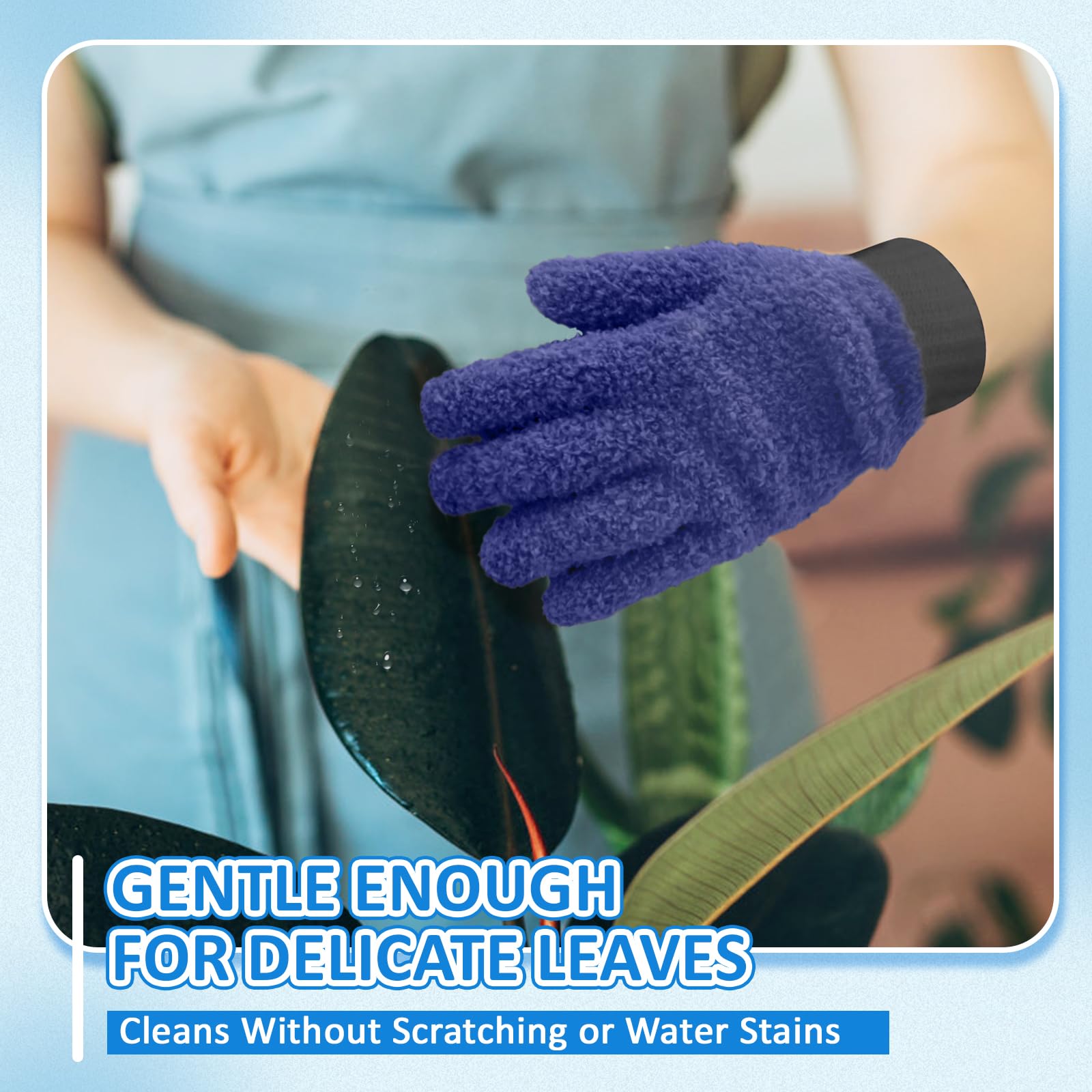 2 Pairs Microfiber Gloves (4 Count)