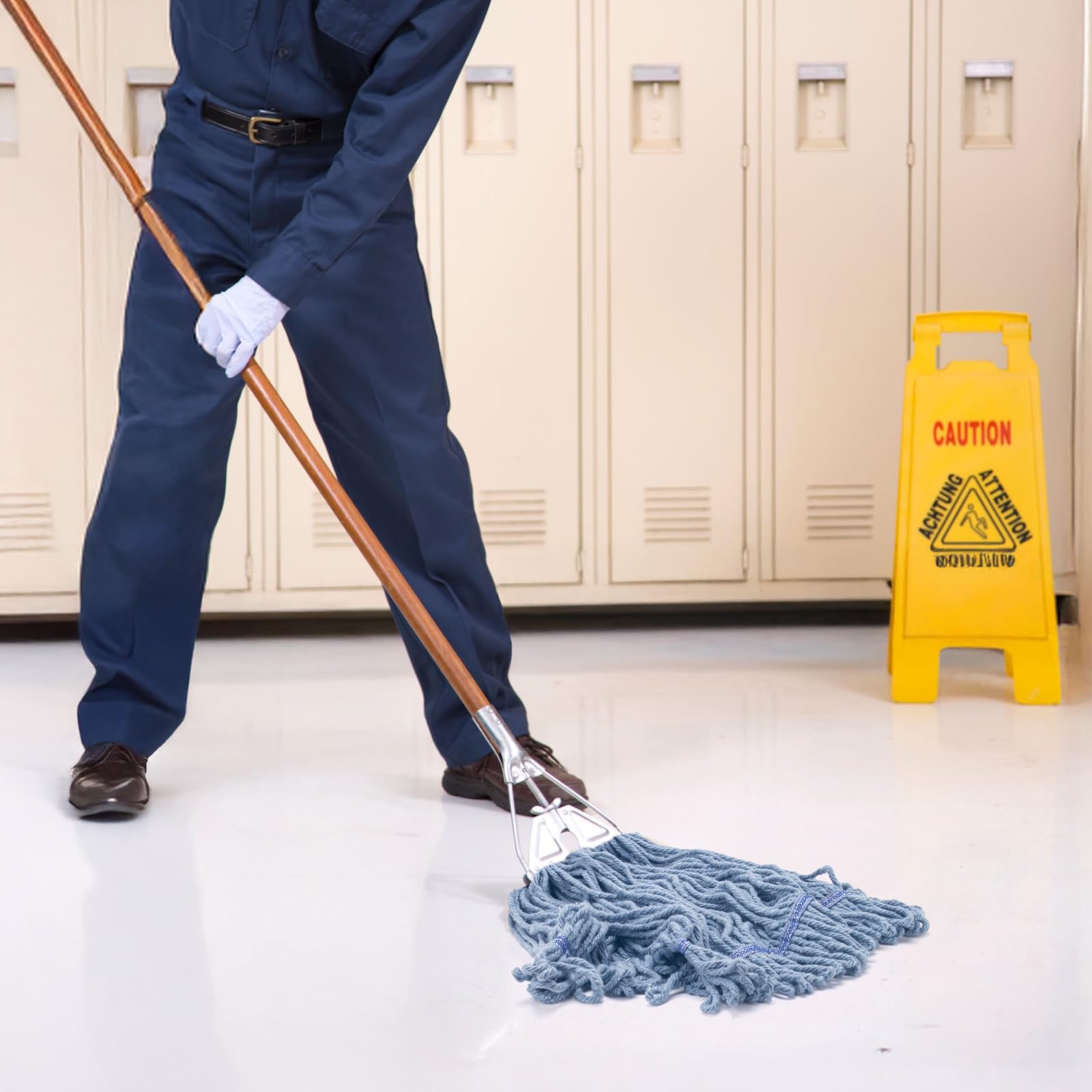 6 Pack Heavy Duty Commercial Mop Head Replacement - ModHome Supplies