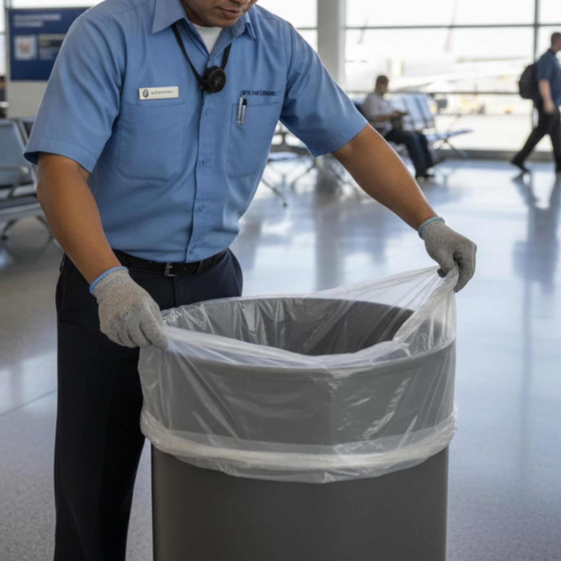 55 Gallon Clear Trash Can Liners (200 Count)