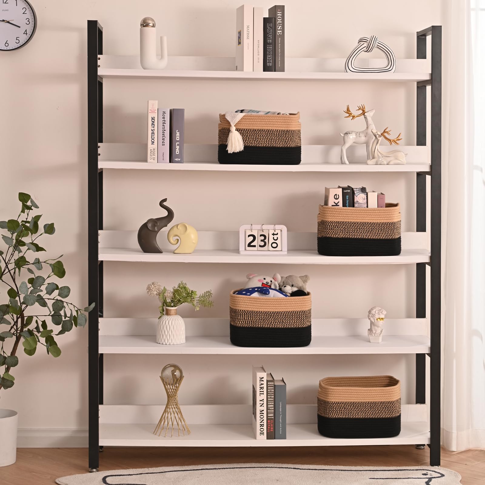 Storage Baskets for Shelves Organizing (4 Count)