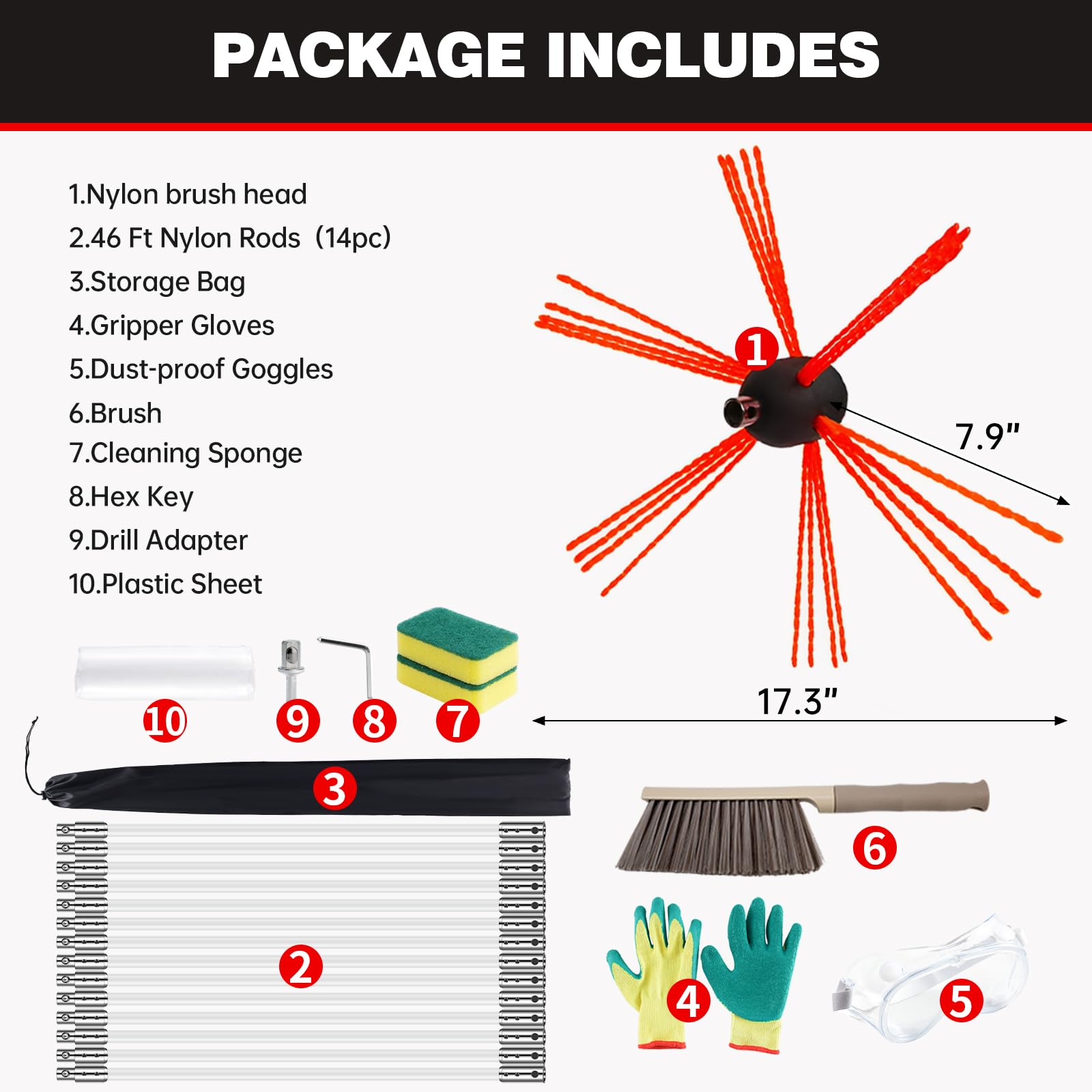 Chimney Sweep Kit (14 Count)