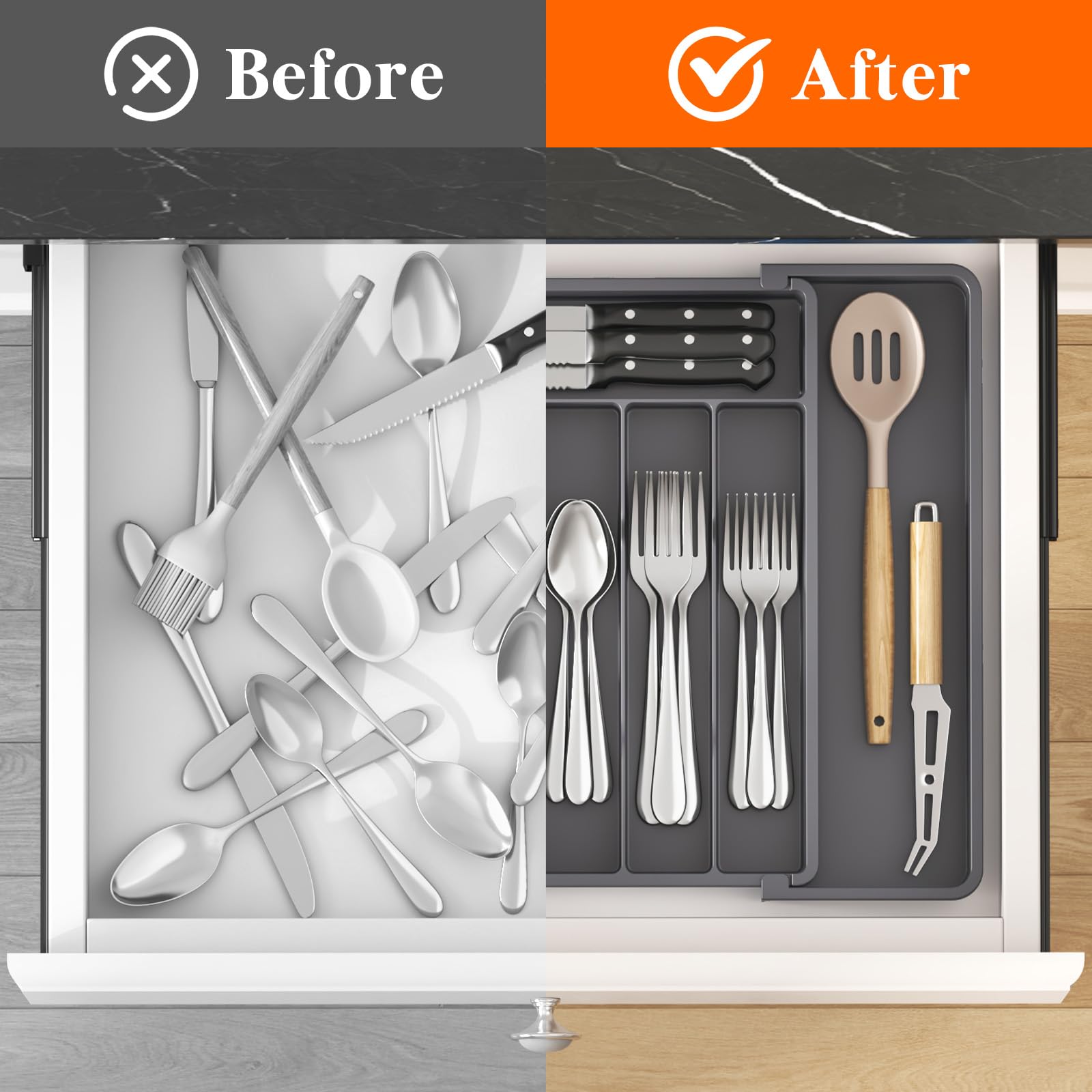 Silverware Drawer Organizer