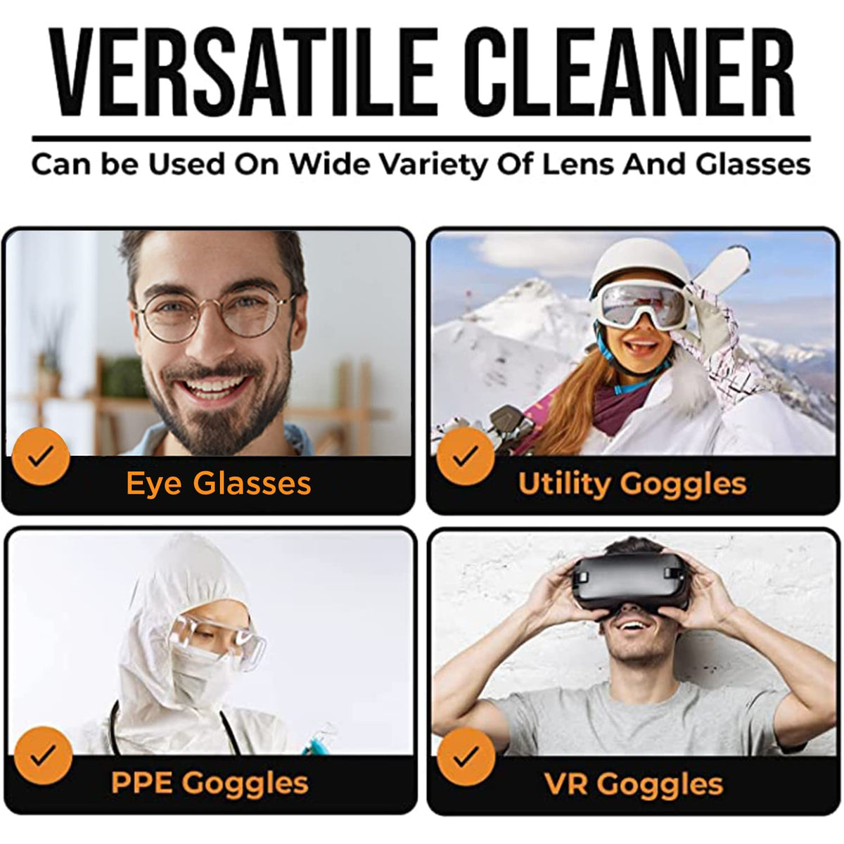 Anti Fog Wipes for Glasses (100 Count)