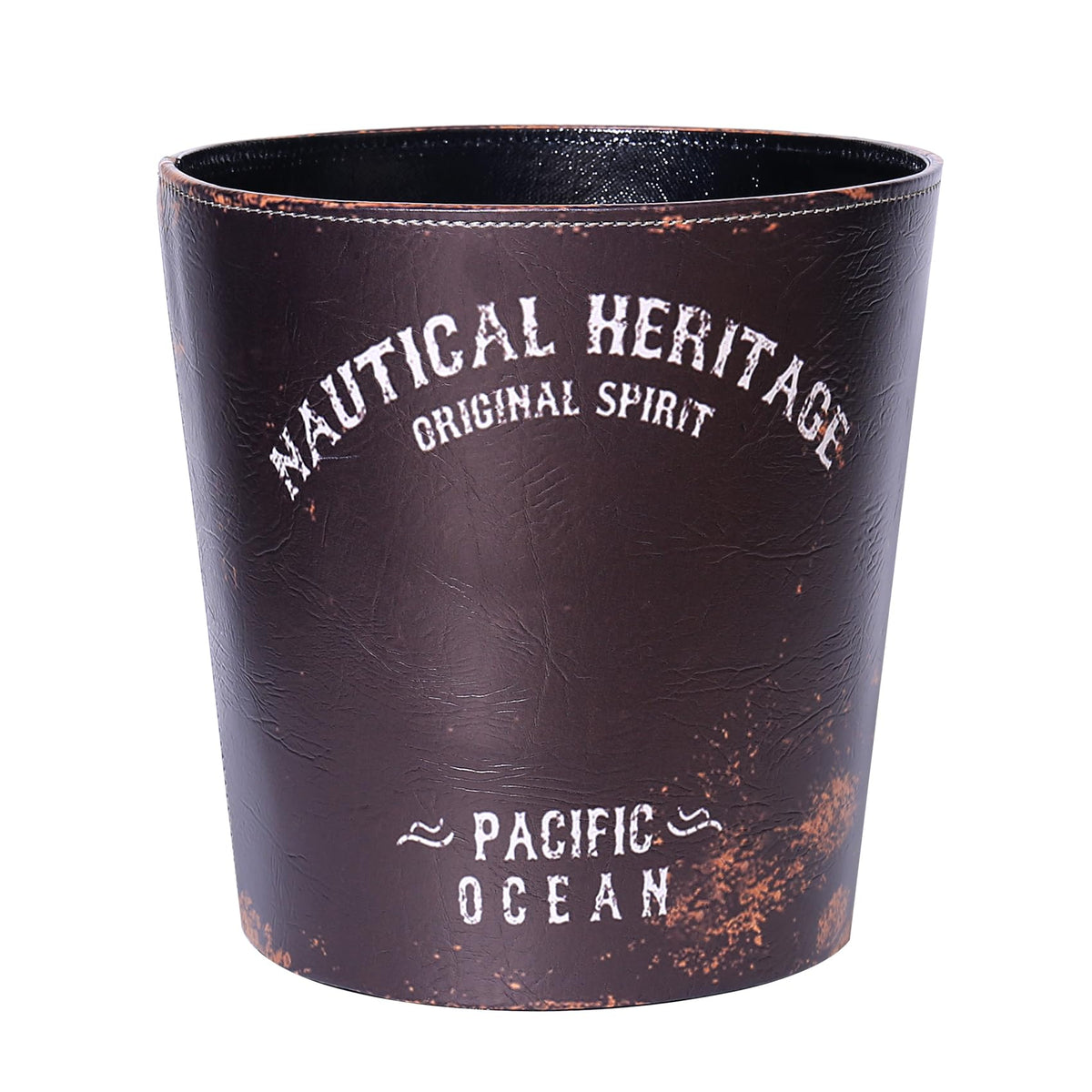 PU Leather Small Trash Can Wastebasket