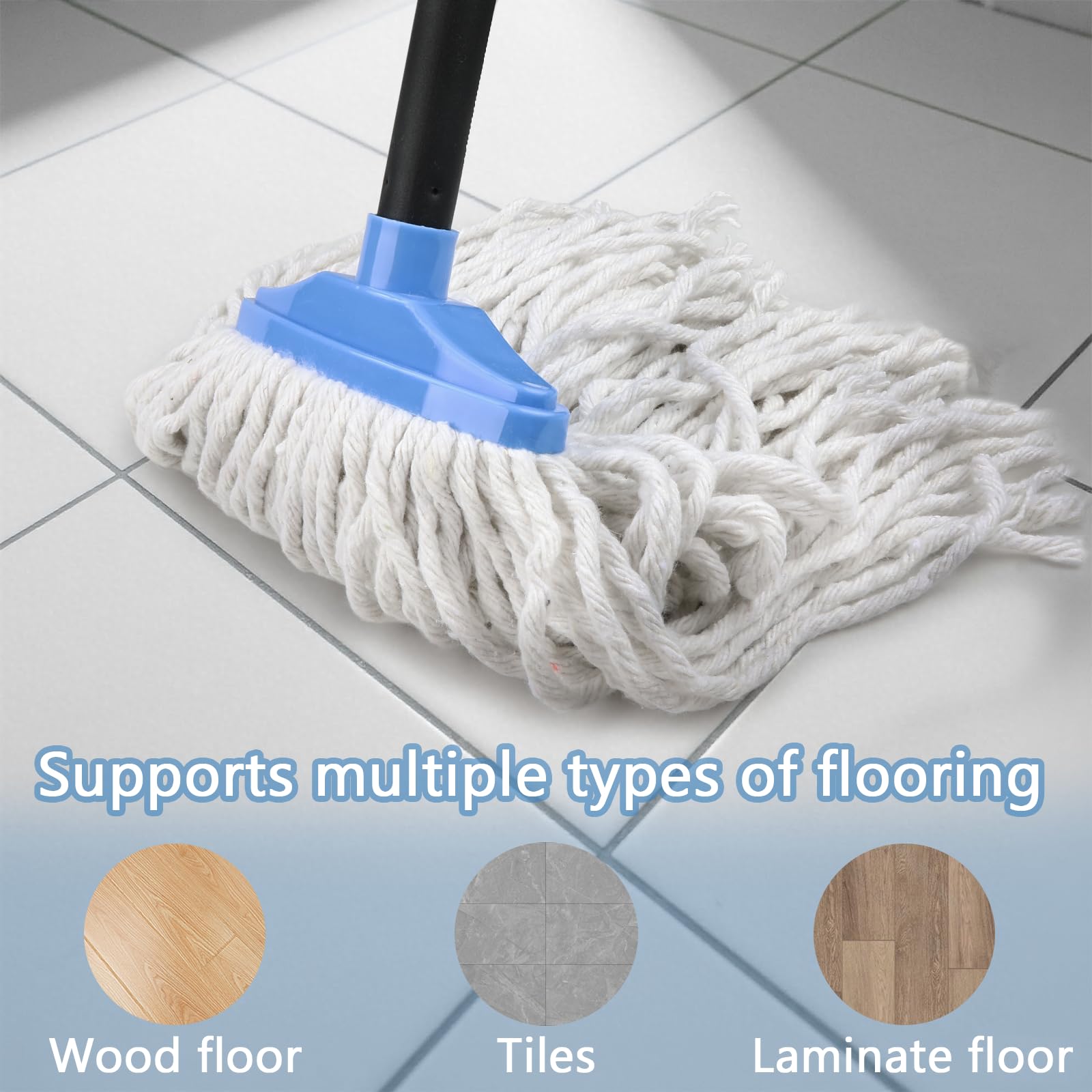 Indoor Cotton Mops for Floor Cleaning