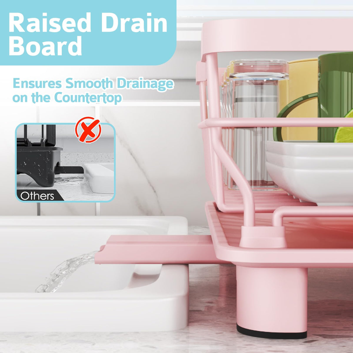 Dish Drying Rack for Kitchen Counter