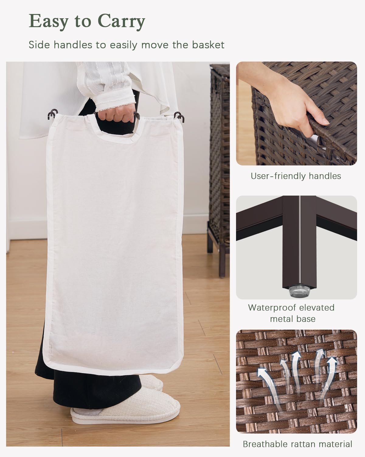Laundry Hamper with Lid