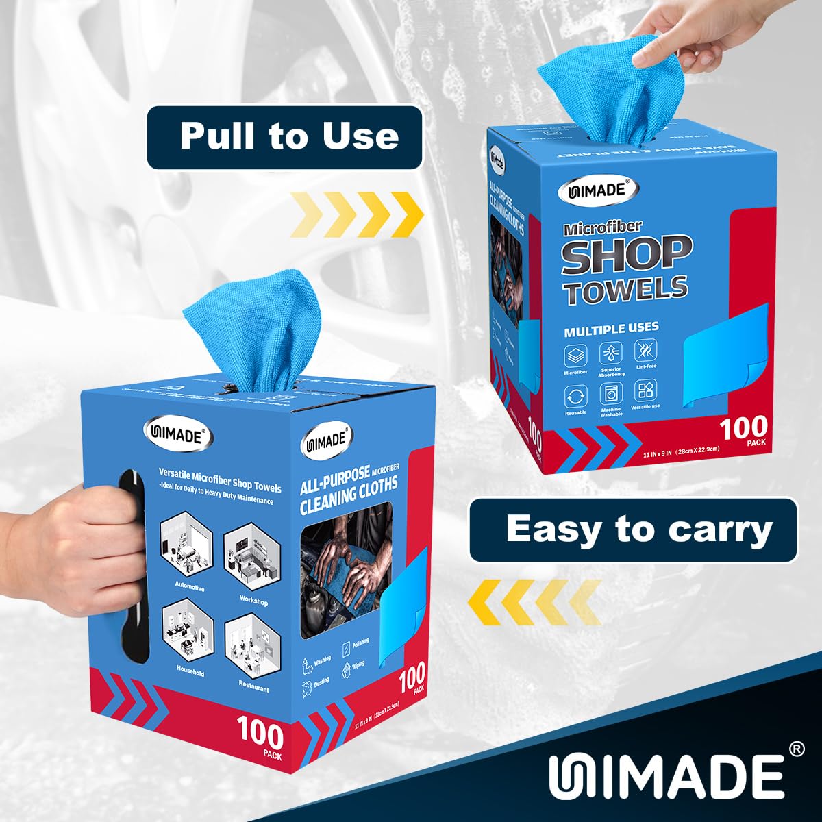 Shop Rags 2 Boxes (200 Count)