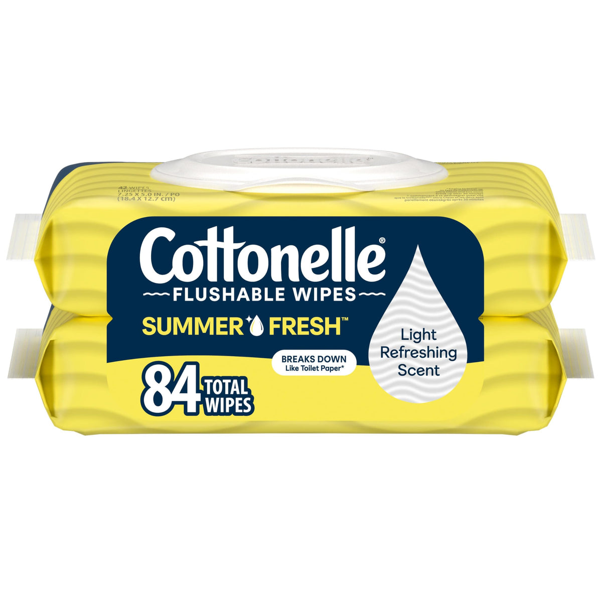Summer Fresh Scented Flushable Wipes (84 Count)