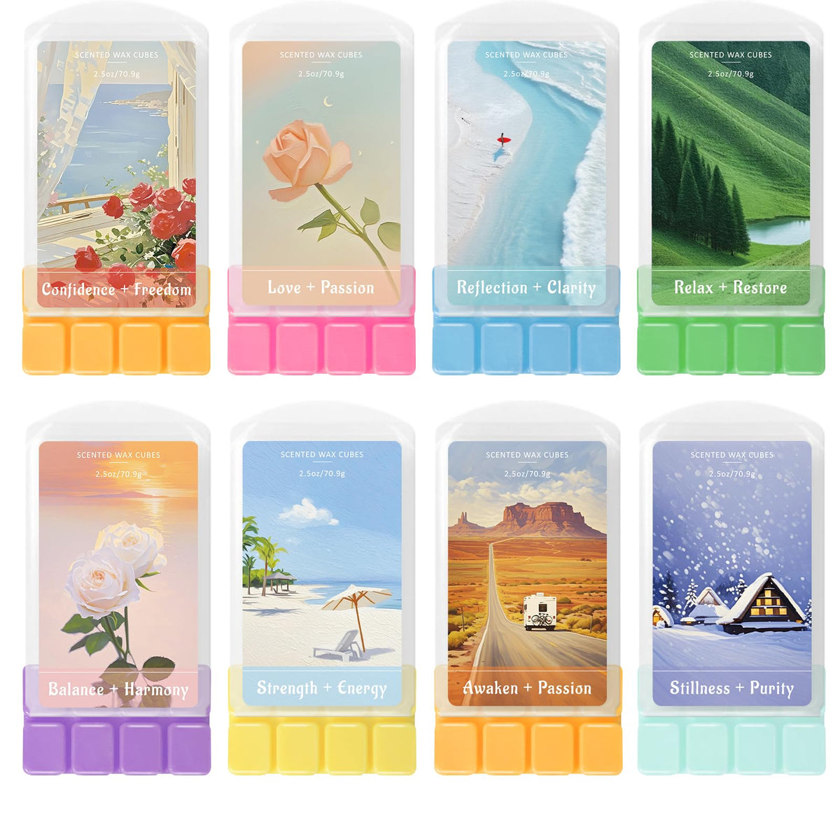 Wax Melts Soy Wax Cubes for Relax Healing