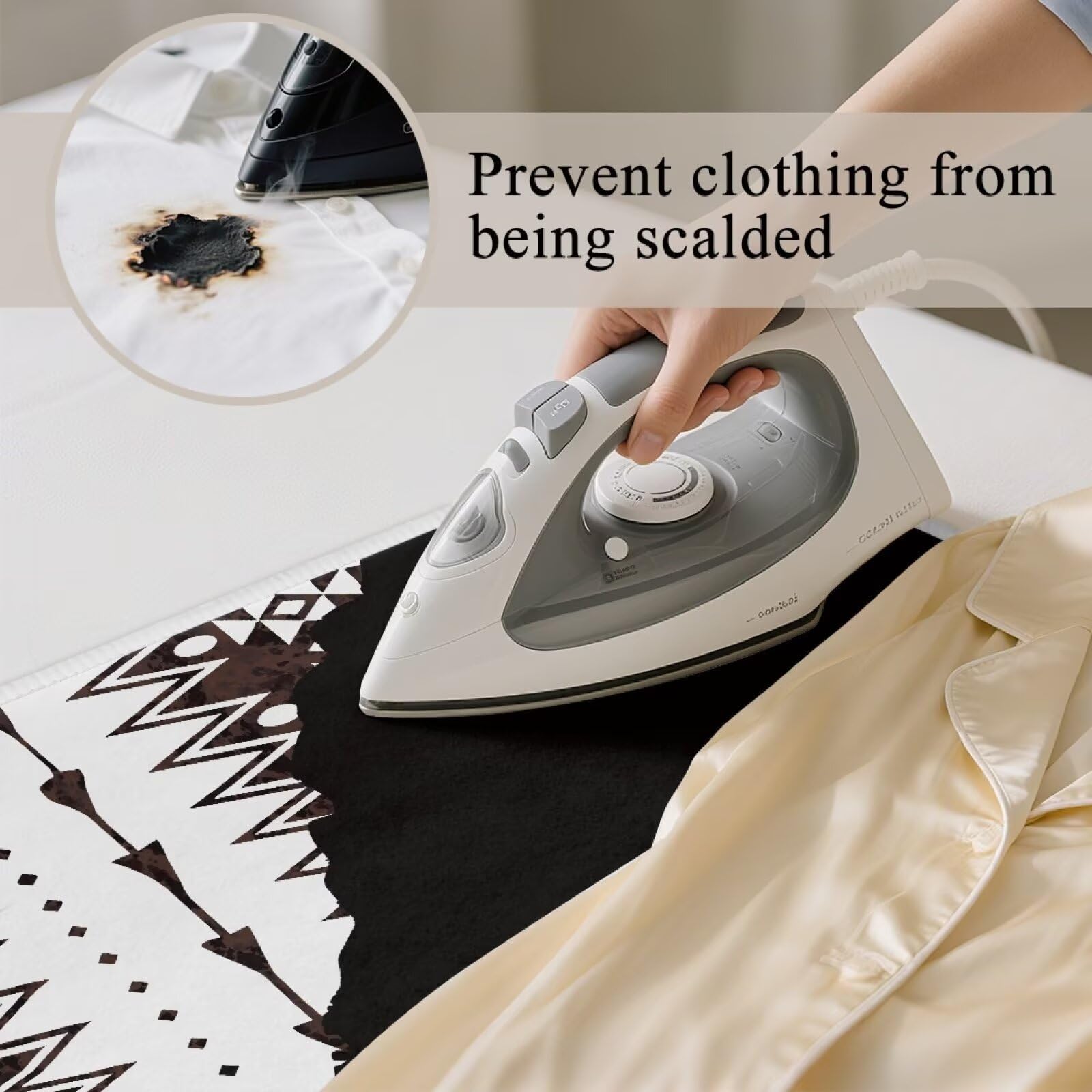 Aztec Print Ironing Mat Portable Ironing Pad Blanket for Table Top Heat Resistance Foldable Lightweight 32 x 16 Inch Small Ironing Pads for Washer