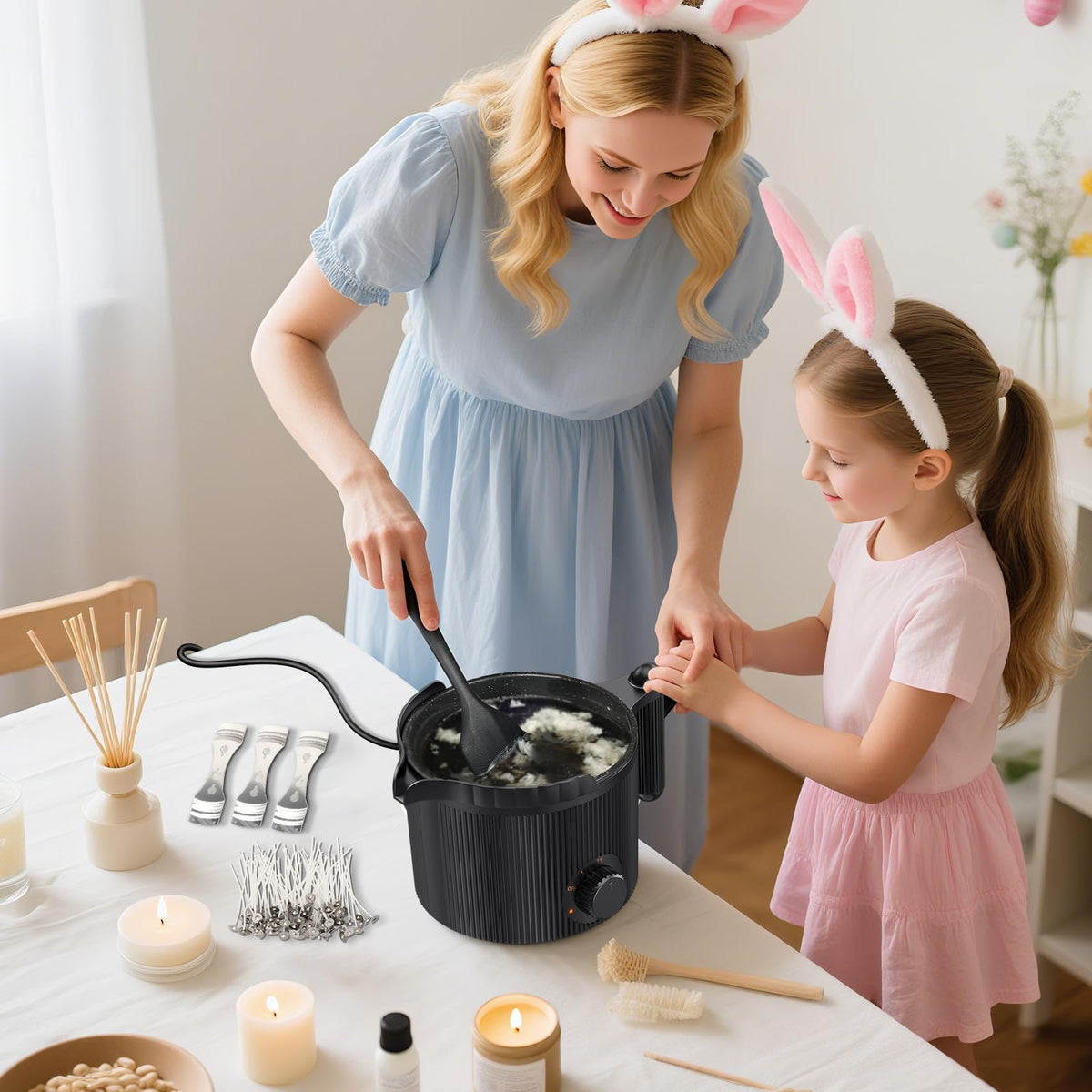 Candle Wax Melter with Pour Spout