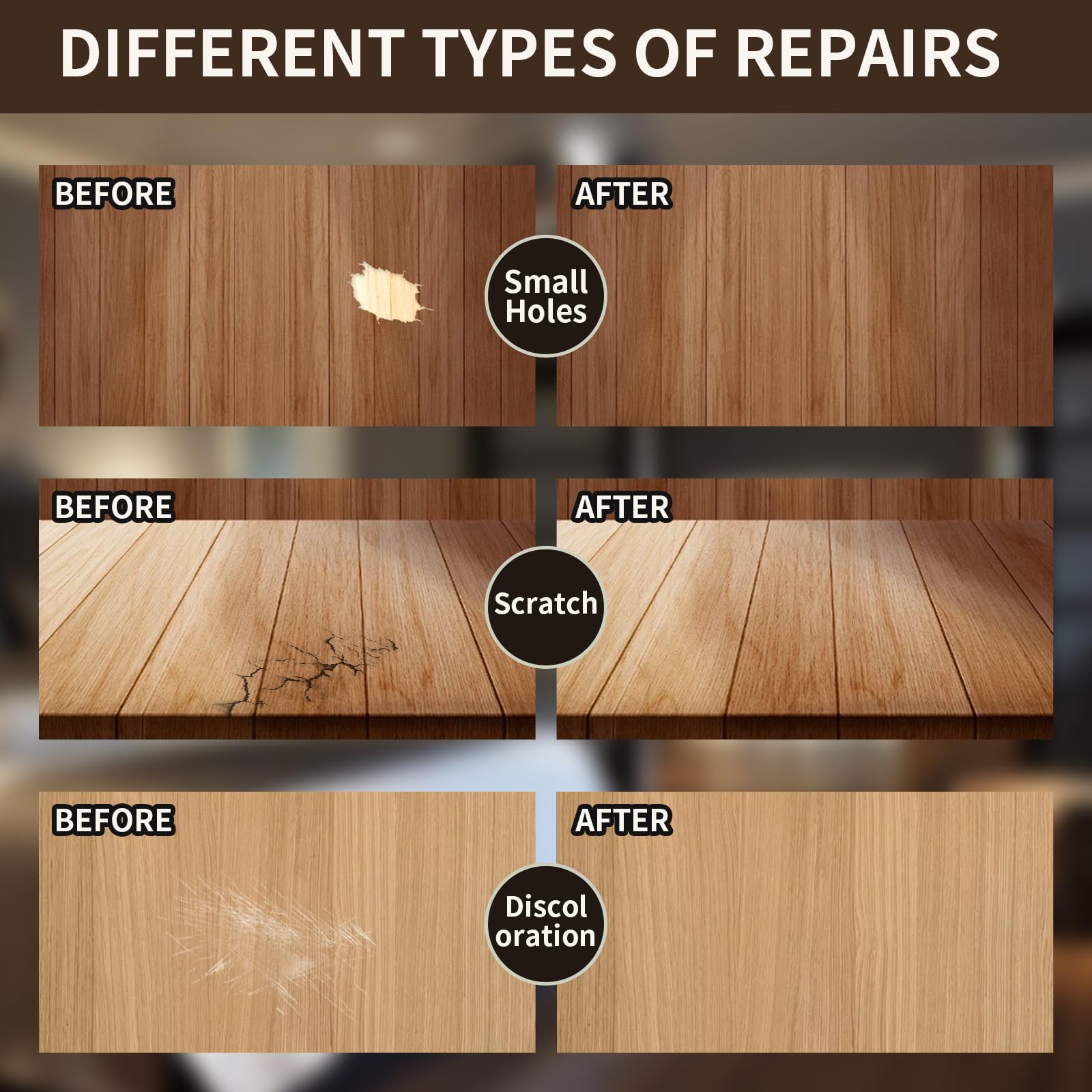 Wood Repair Kit (7 Count)