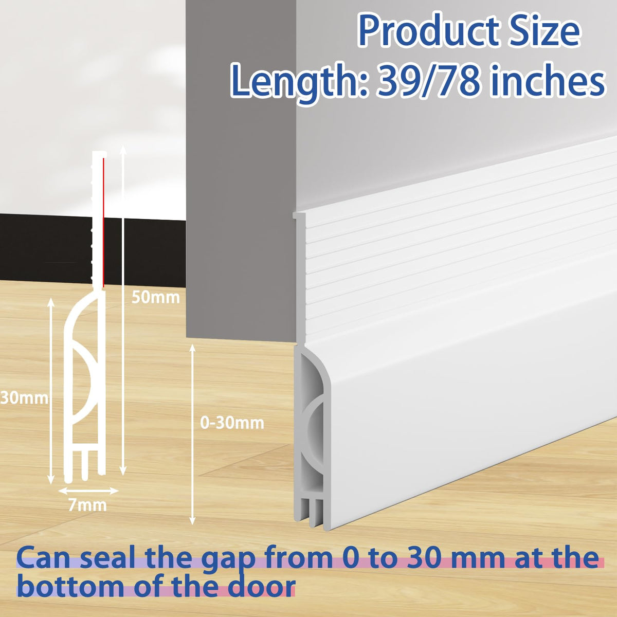 Under Door Draft Stopper