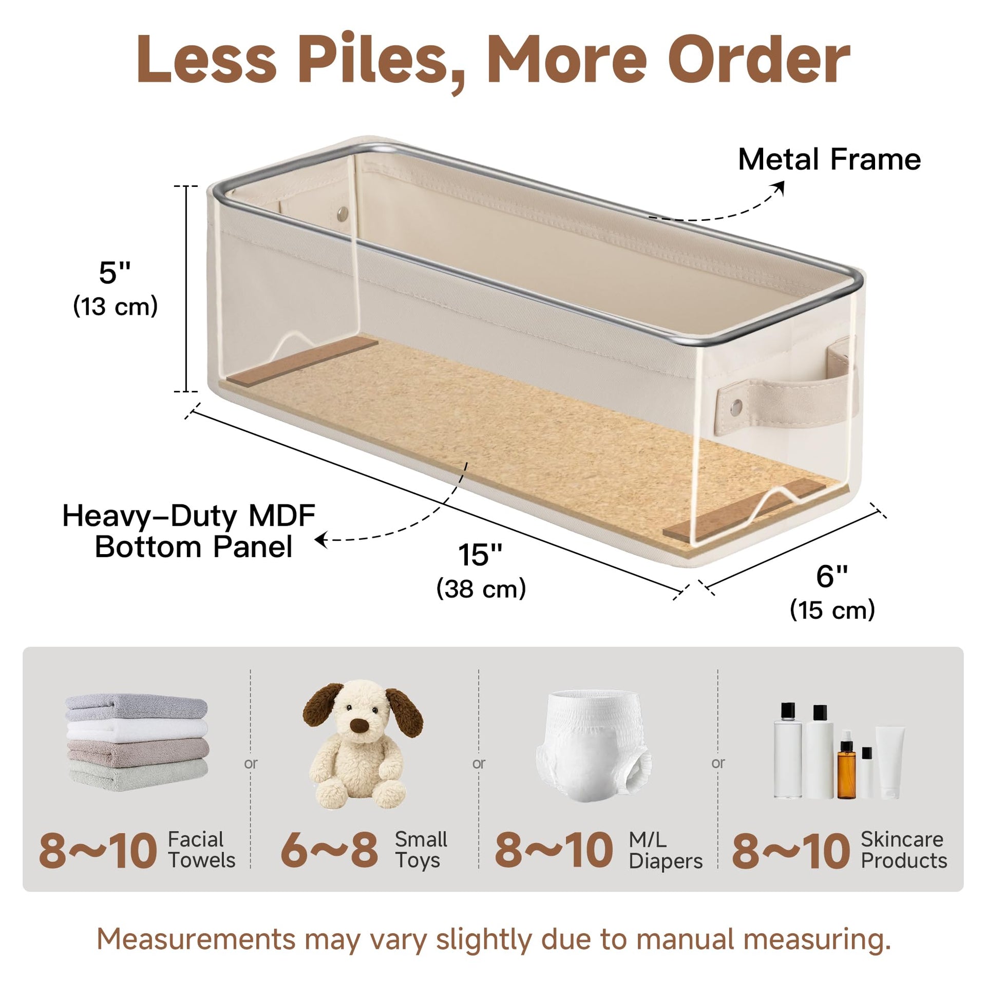 Narrow Storage Bins (2 Count)