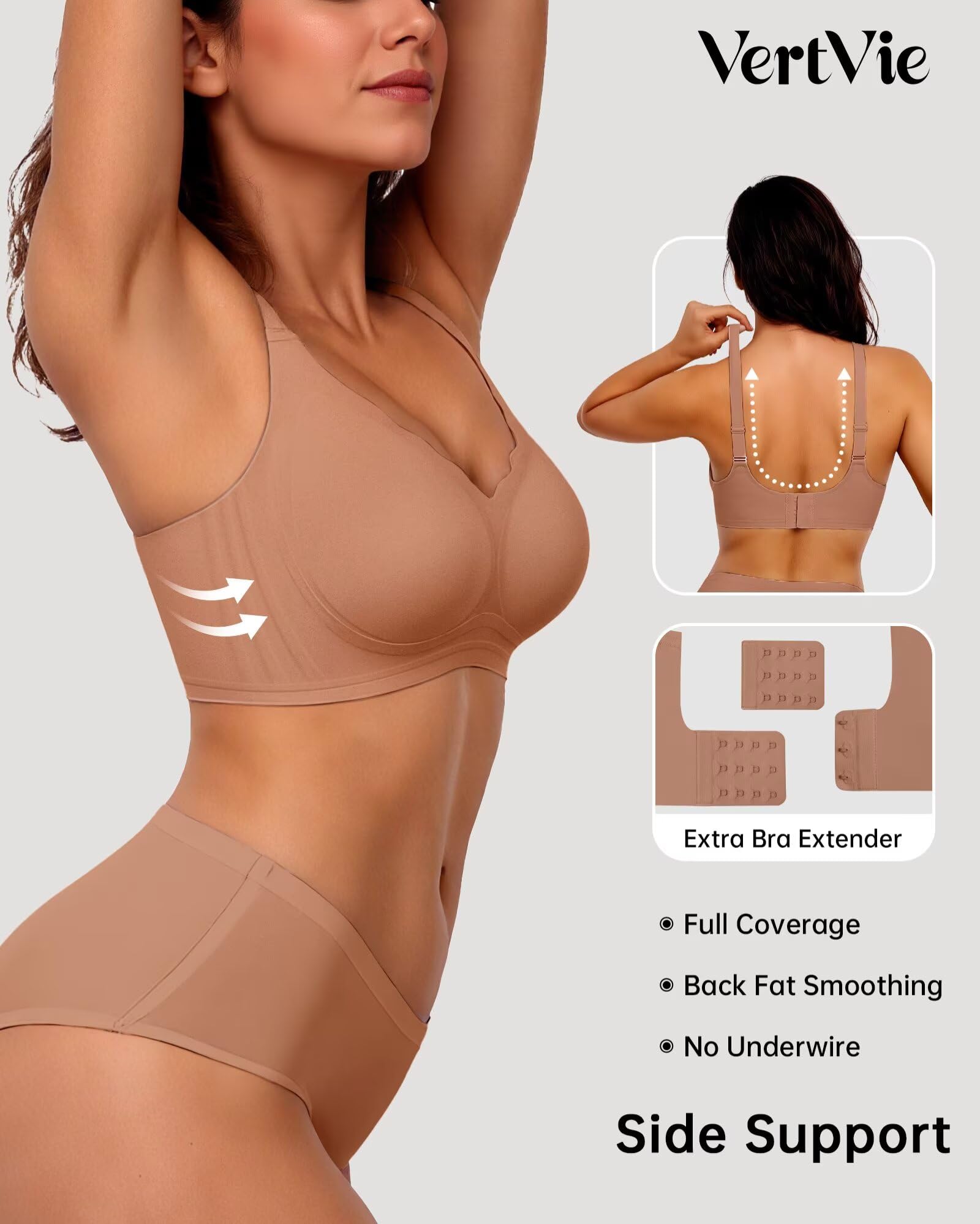 Seamless Jelly Bra No Underwire Supportive Bralette