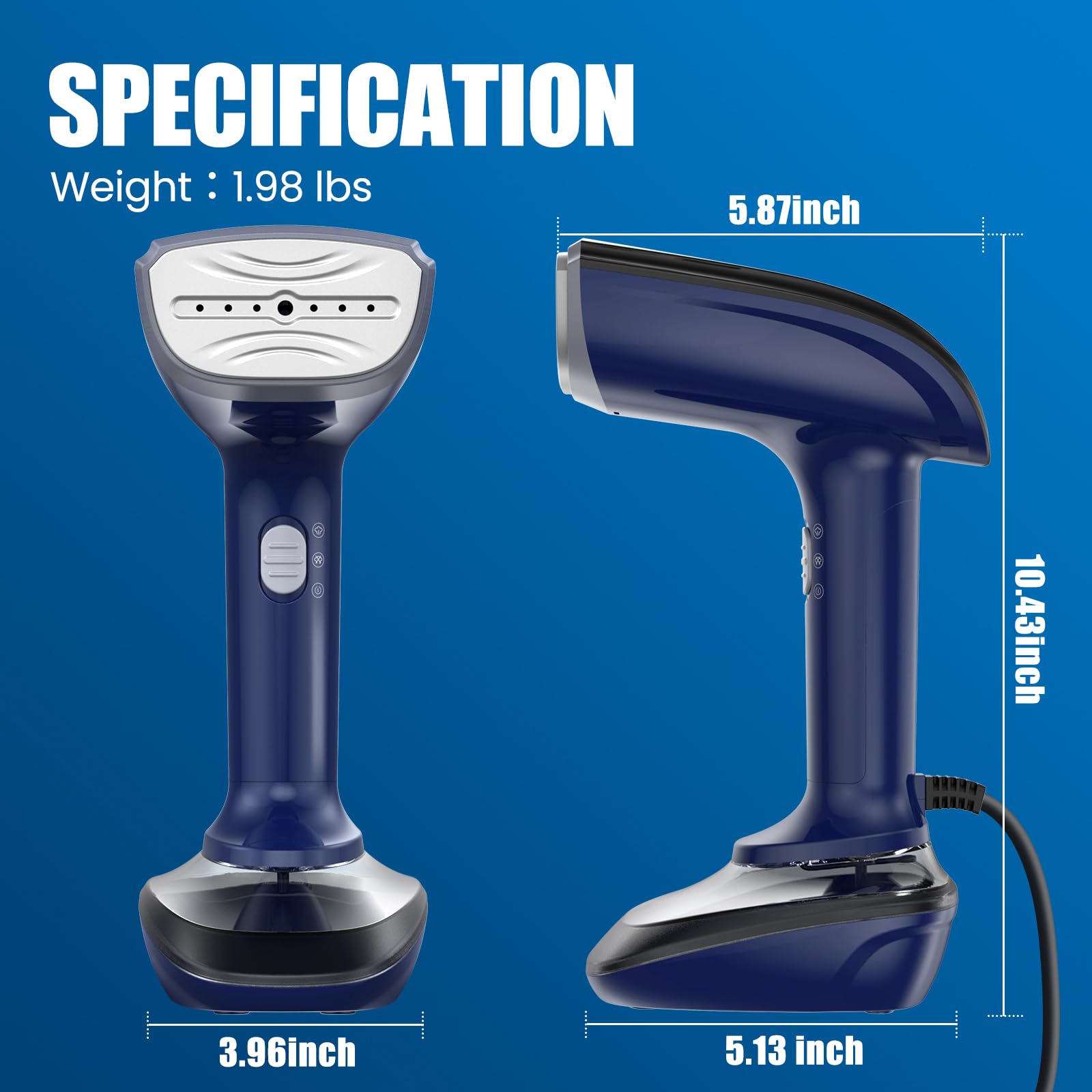 Powerful Handheld Fabric Steamer