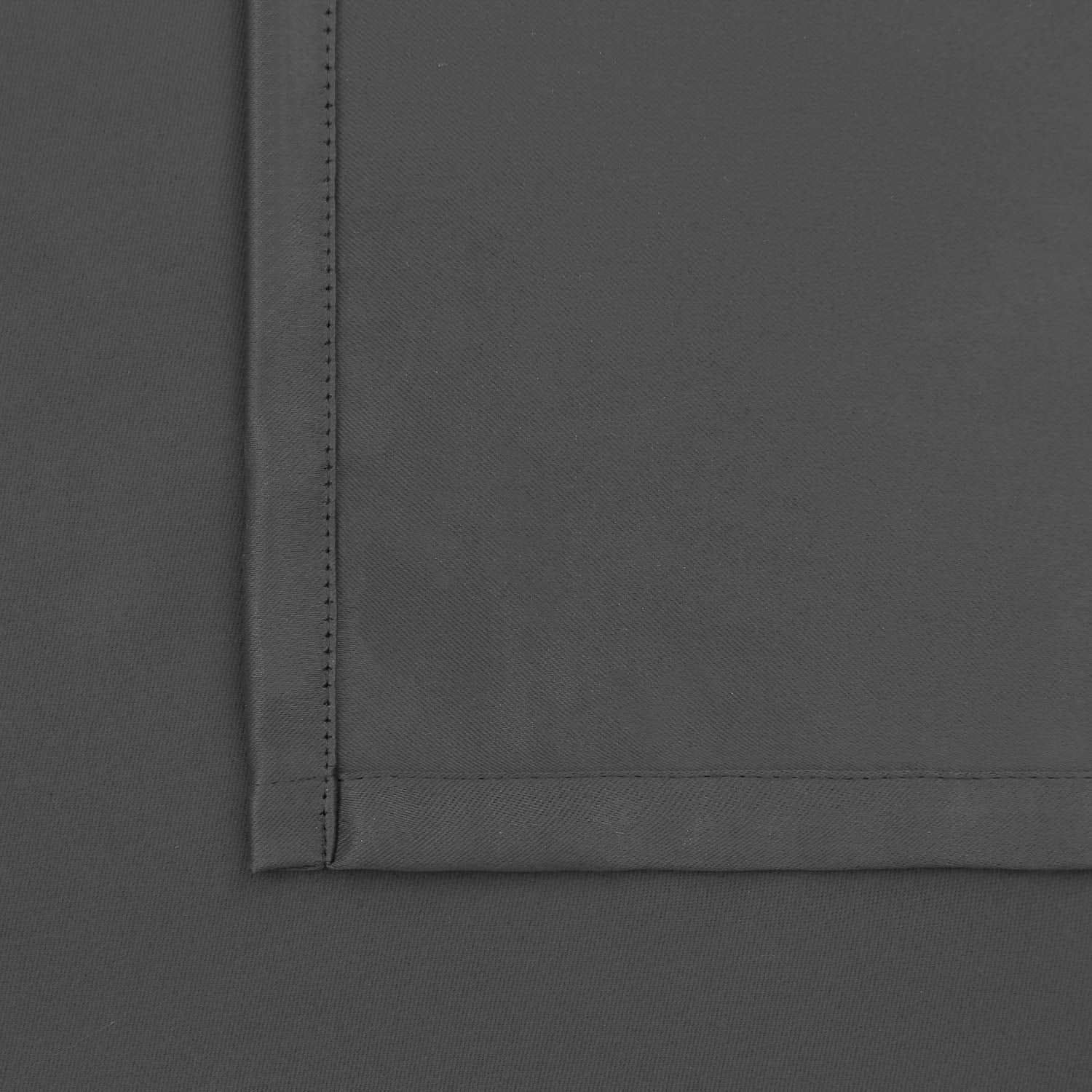Rod Pocket Blackout Curtains for Bedroom 84 Inches Length (2 Count)
