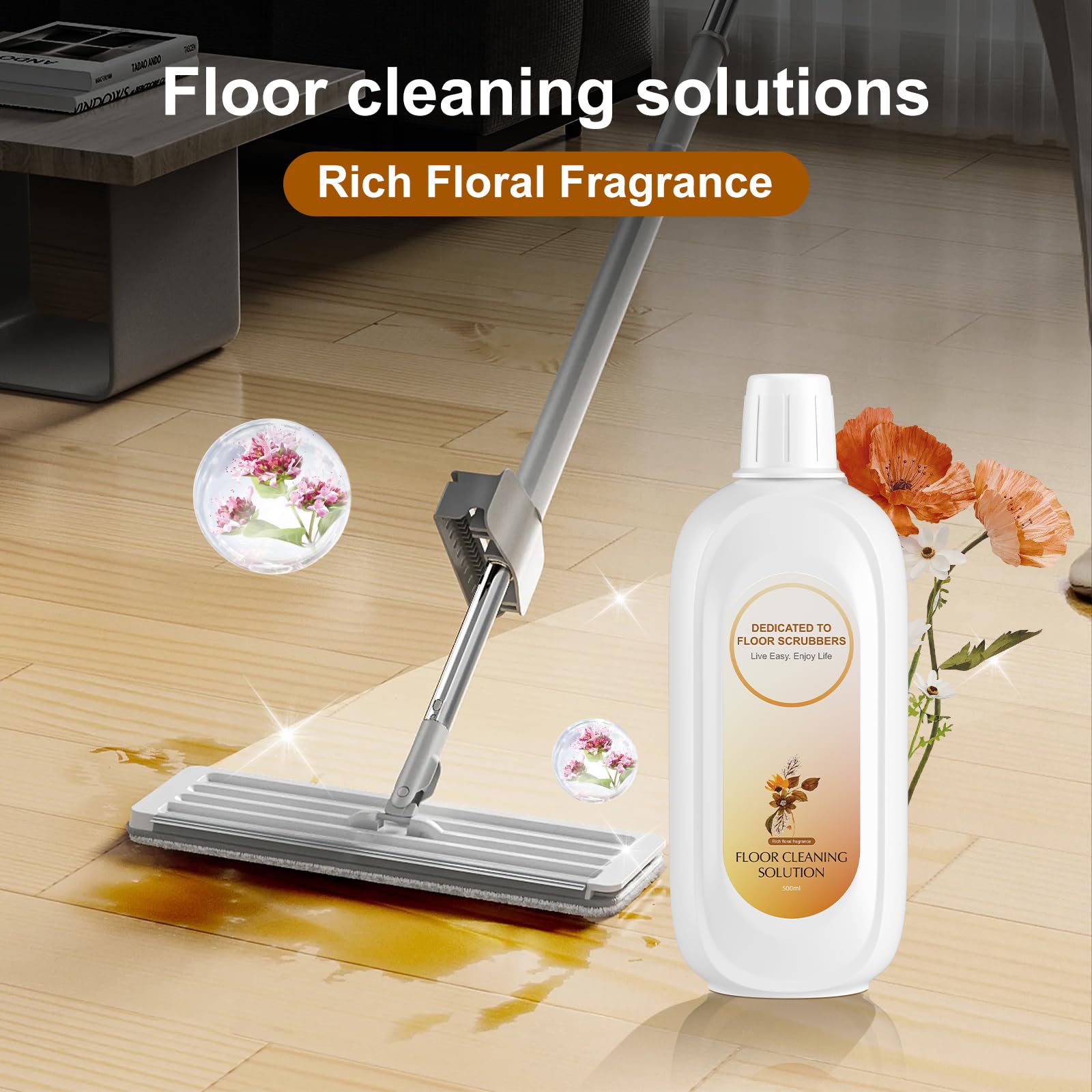 Floor Cleaning Solution Compatible With Tineco (35.27 Fl Oz)