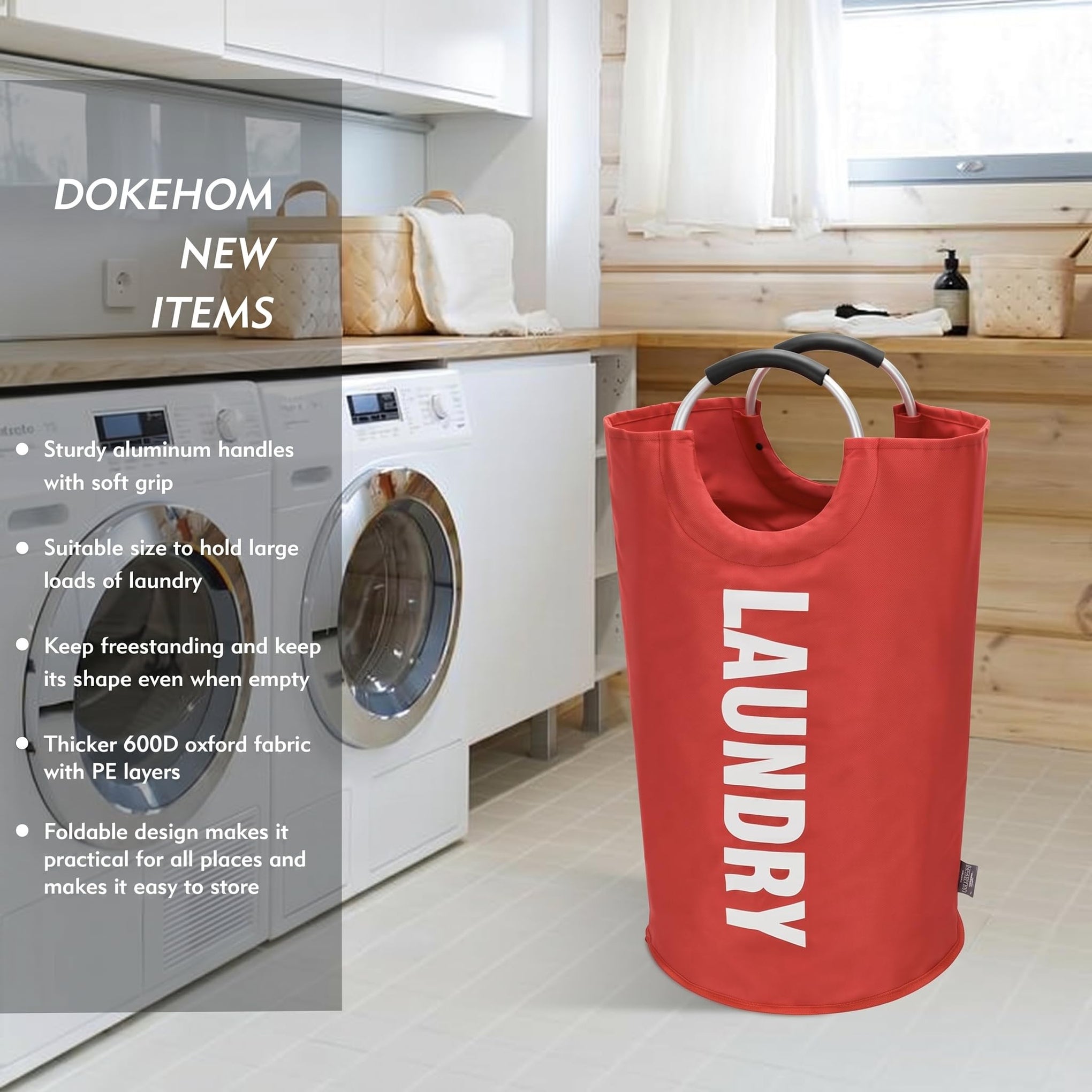 125L X Large Collapsible Washing Laundry Basket Bag - ModHome Supplies