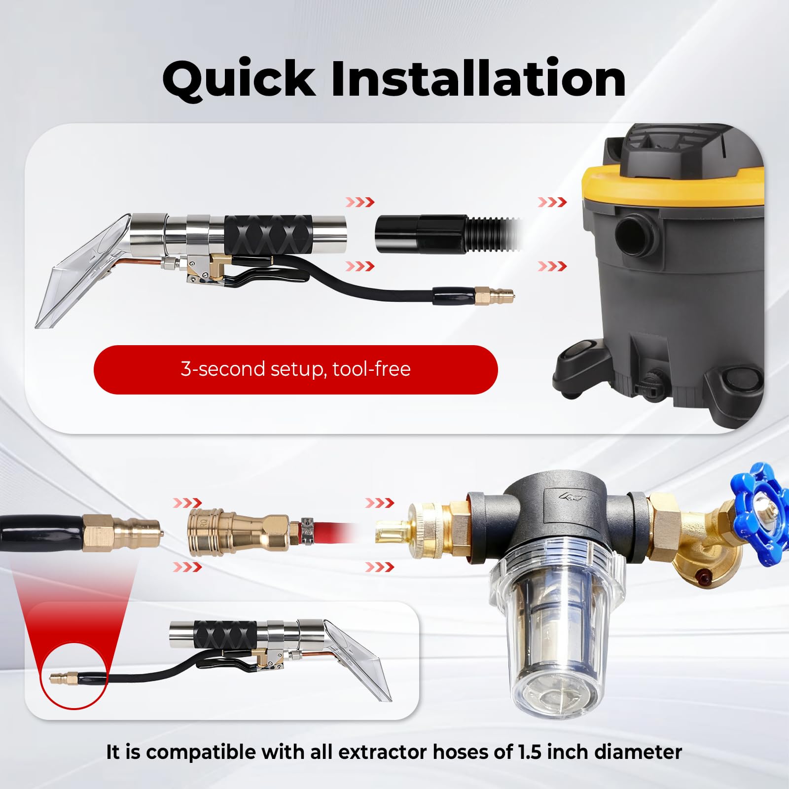 Shop Vac Extractor Kit