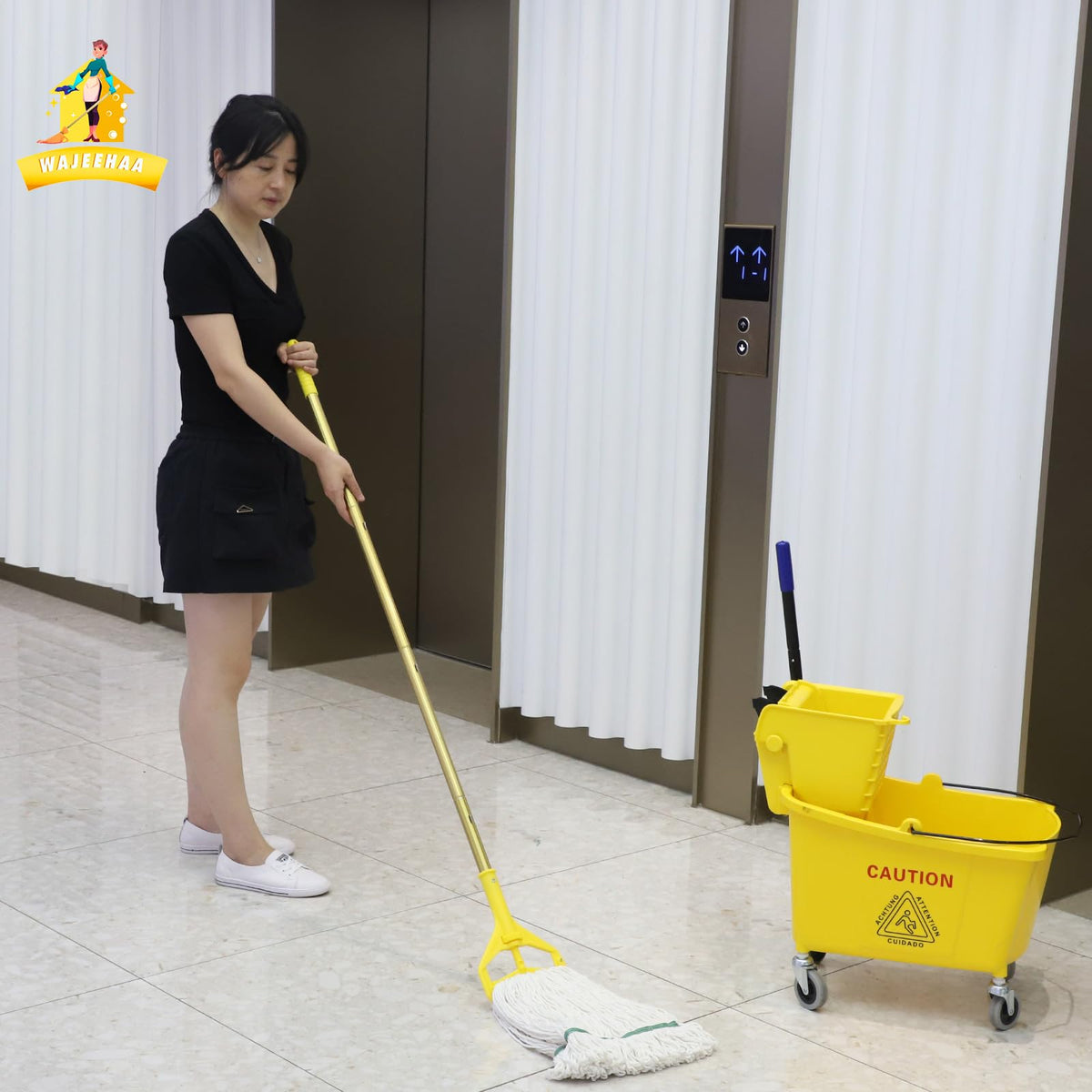 Commercial Mop Bucket with Side