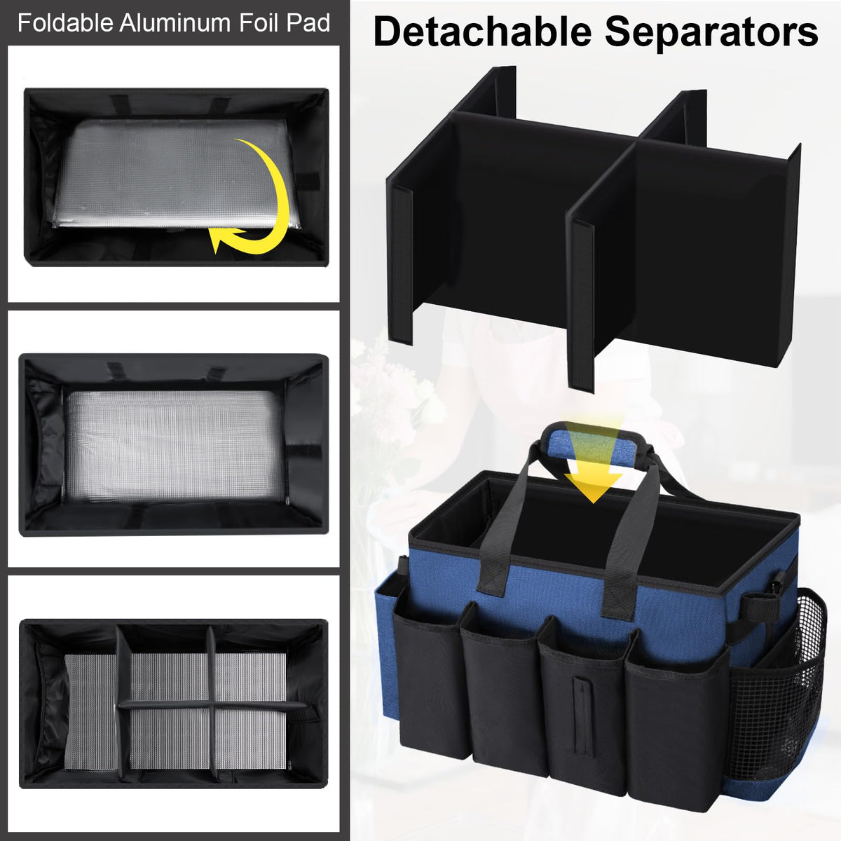 Wearable Large Cleaning Caddy Bag for Housekeepers