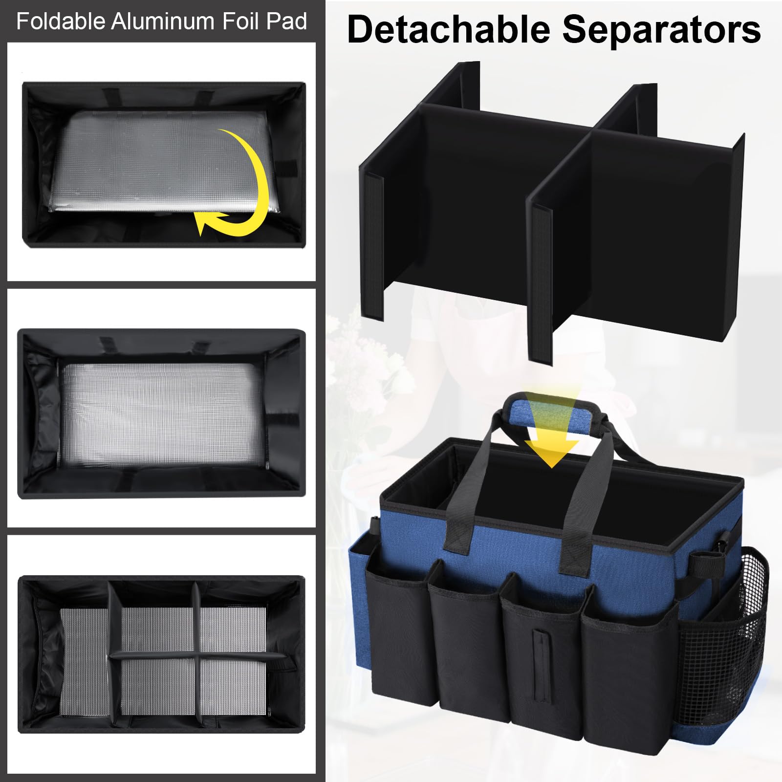 Wearable Large Cleaning Caddy Bag for Housekeepers