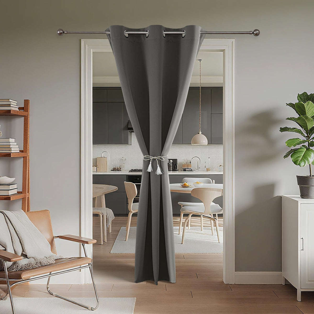Door Curtain Blackout Curtains for Doorway Privacy Closet Drapes