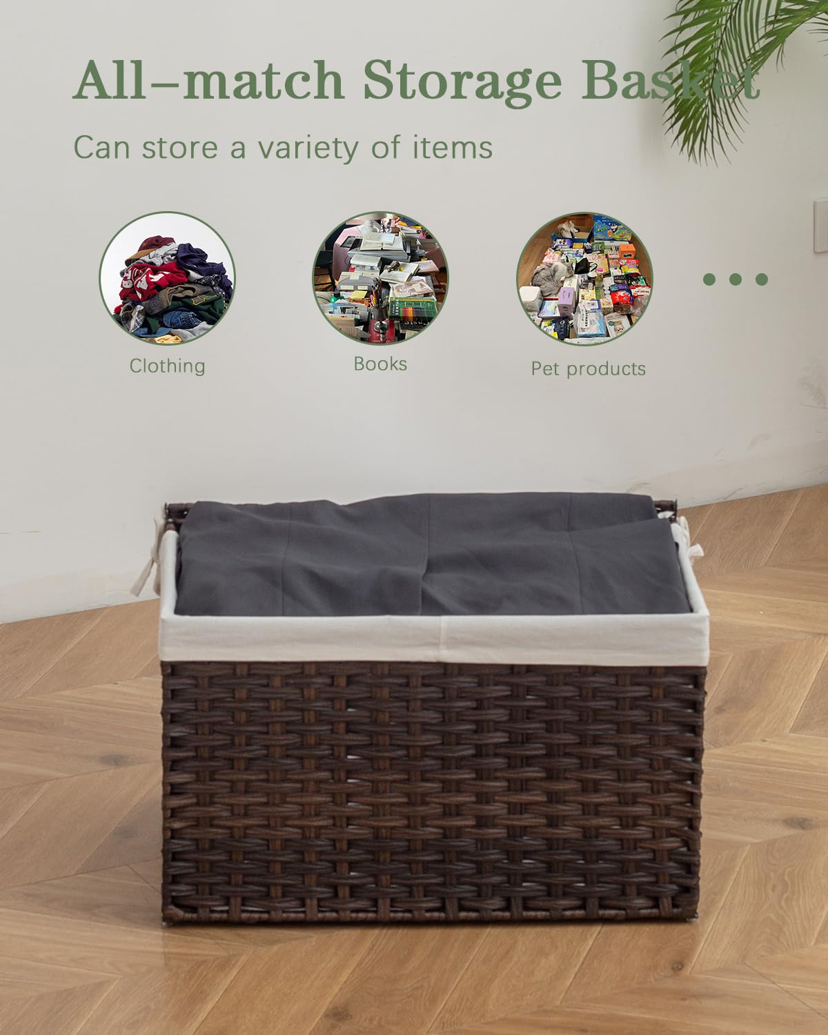 Storage Basket with Lid